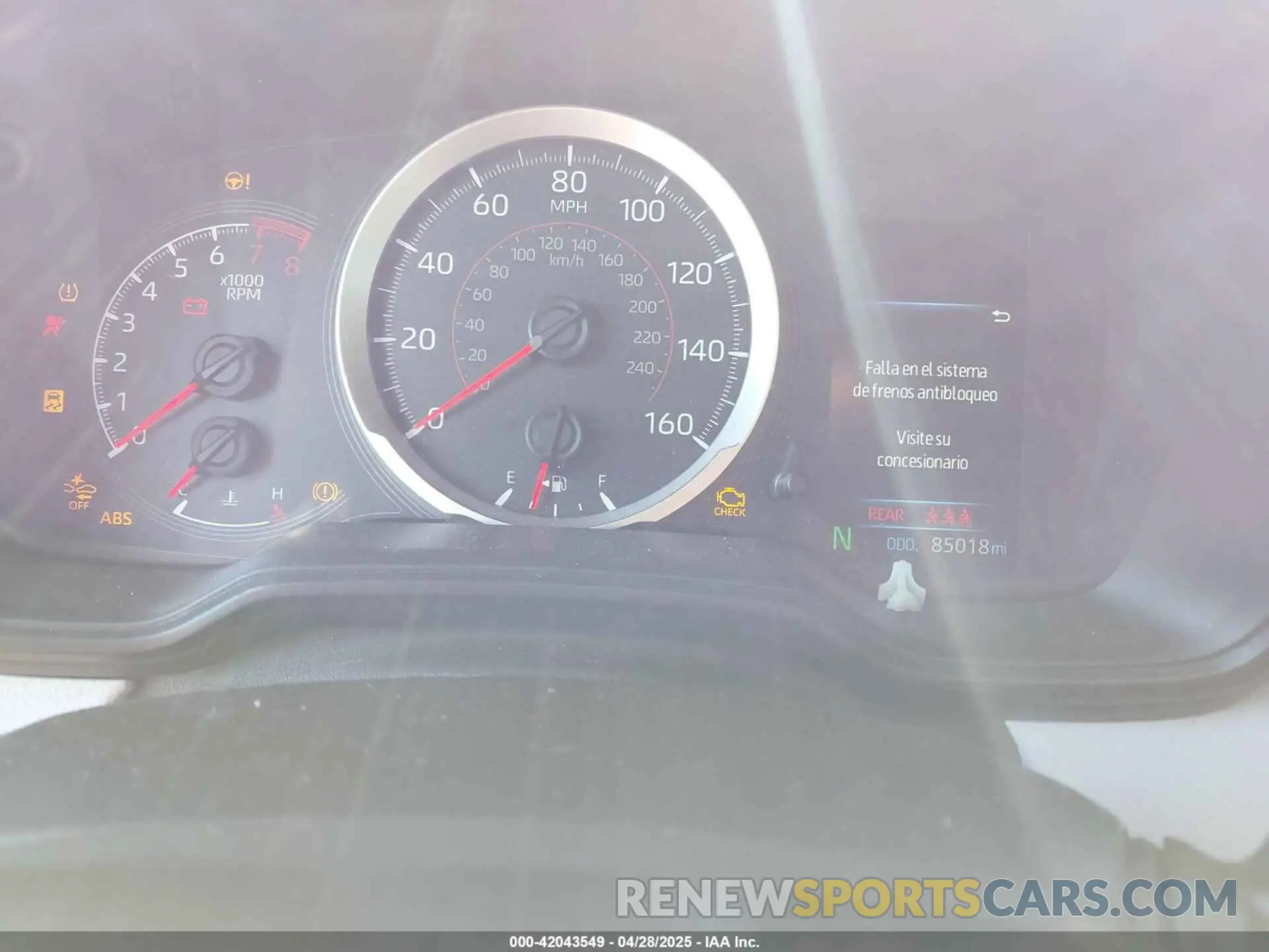 7 fotografías del automóvil dañado JTDS4RCE1LJ026243 TOYOTA COROLLA 2020