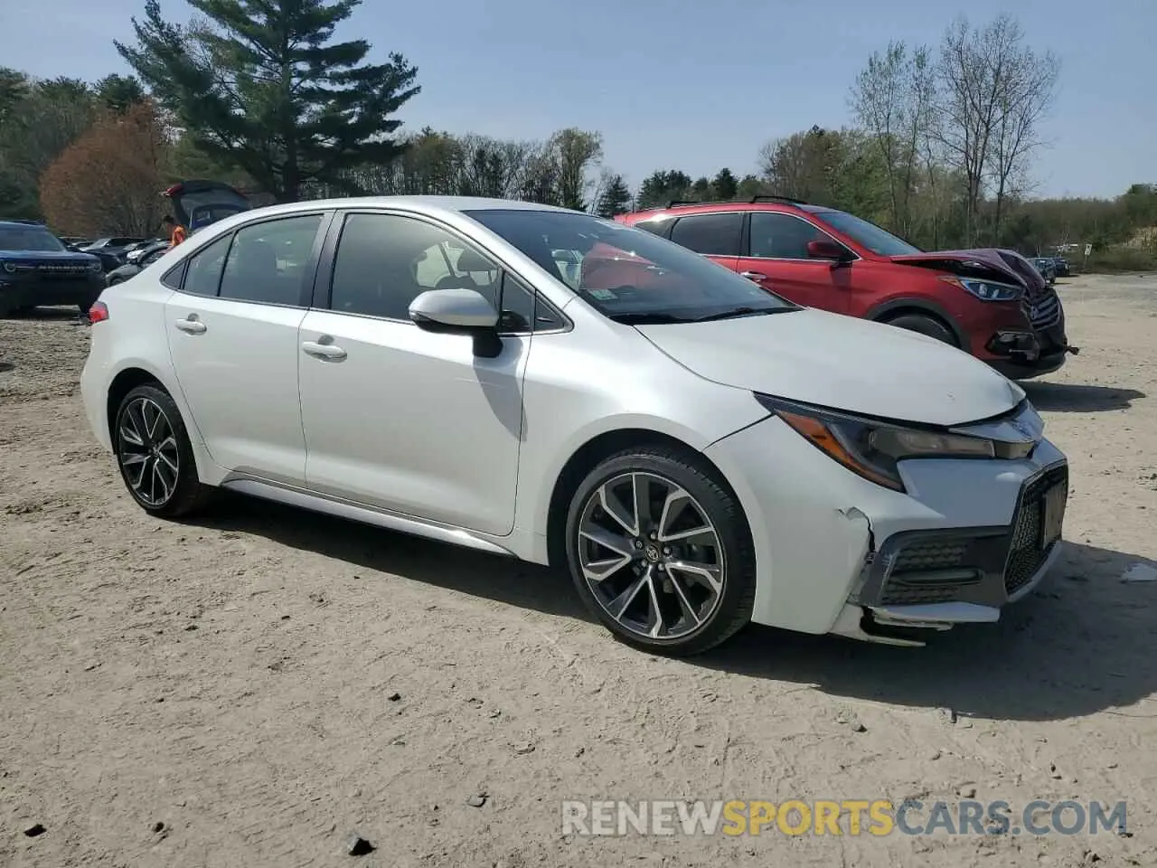 4 fotografías del automóvil dañado JTDS4RCE1LJ038988 TOYOTA COROLLA 2020