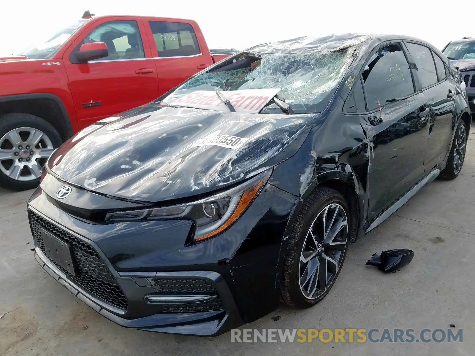 2 fotografías del automóvil dañado JTDS4RCE1LJ040210 TOYOTA COROLLA 2020