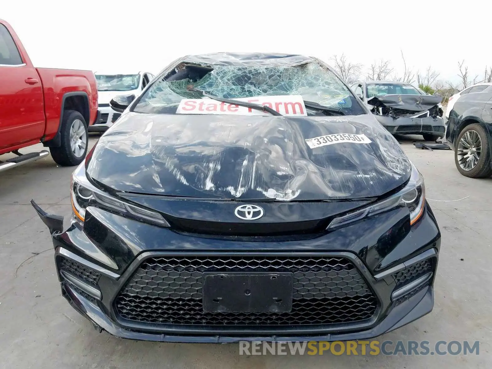 9 fotografías del automóvil dañado JTDS4RCE1LJ040210 TOYOTA COROLLA 2020