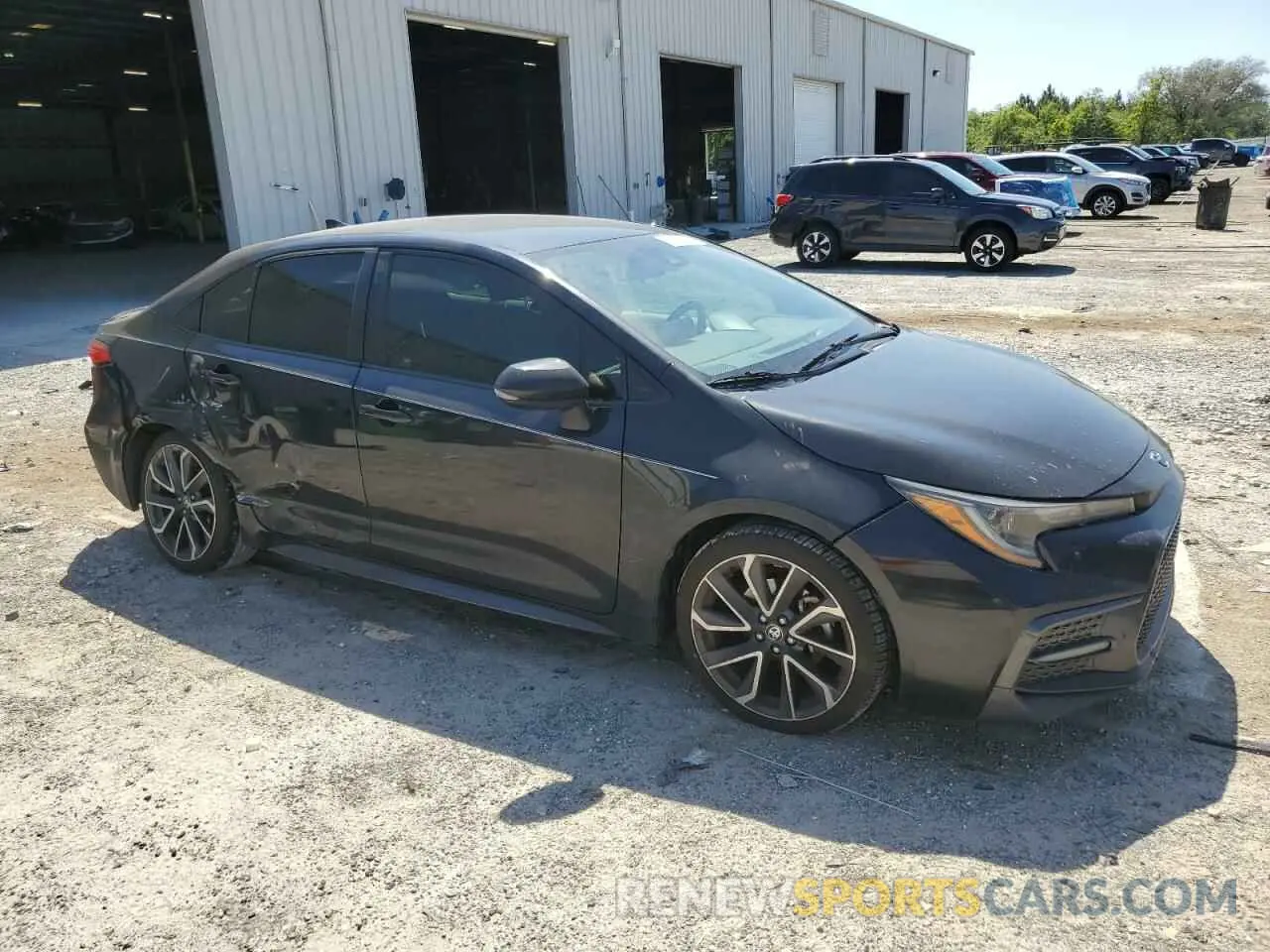 4 fotografías del automóvil dañado JTDS4RCE2LJ001044 TOYOTA COROLLA 2020