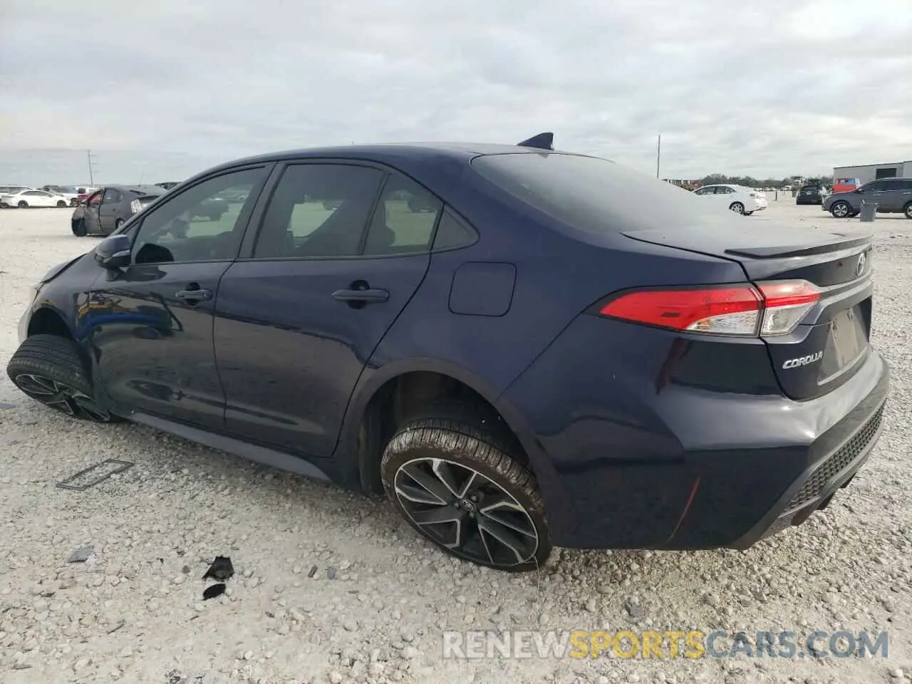 2 fotografías del automóvil dañado JTDS4RCE2LJ007362 TOYOTA COROLLA 2020