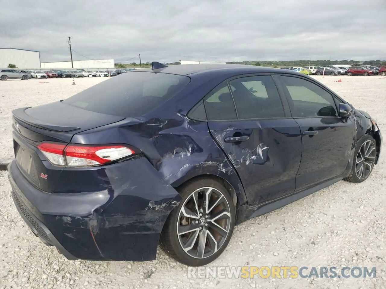3 fotografías del automóvil dañado JTDS4RCE2LJ007362 TOYOTA COROLLA 2020