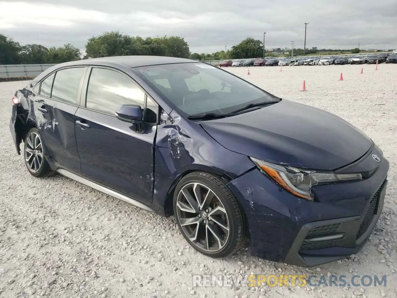 4 fotografías del automóvil dañado JTDS4RCE2LJ007362 TOYOTA COROLLA 2020