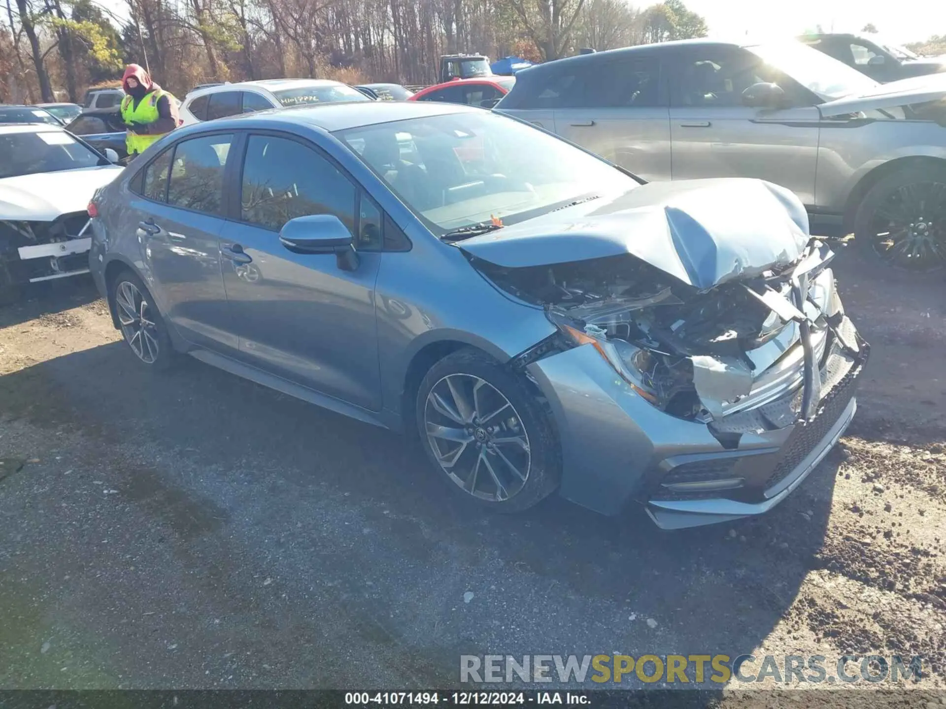 1 fotografías del automóvil dañado JTDS4RCE2LJ015087 TOYOTA COROLLA 2020