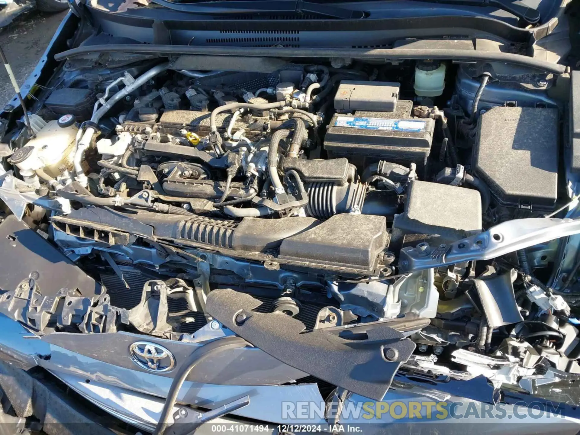 10 fotografías del automóvil dañado JTDS4RCE2LJ015087 TOYOTA COROLLA 2020