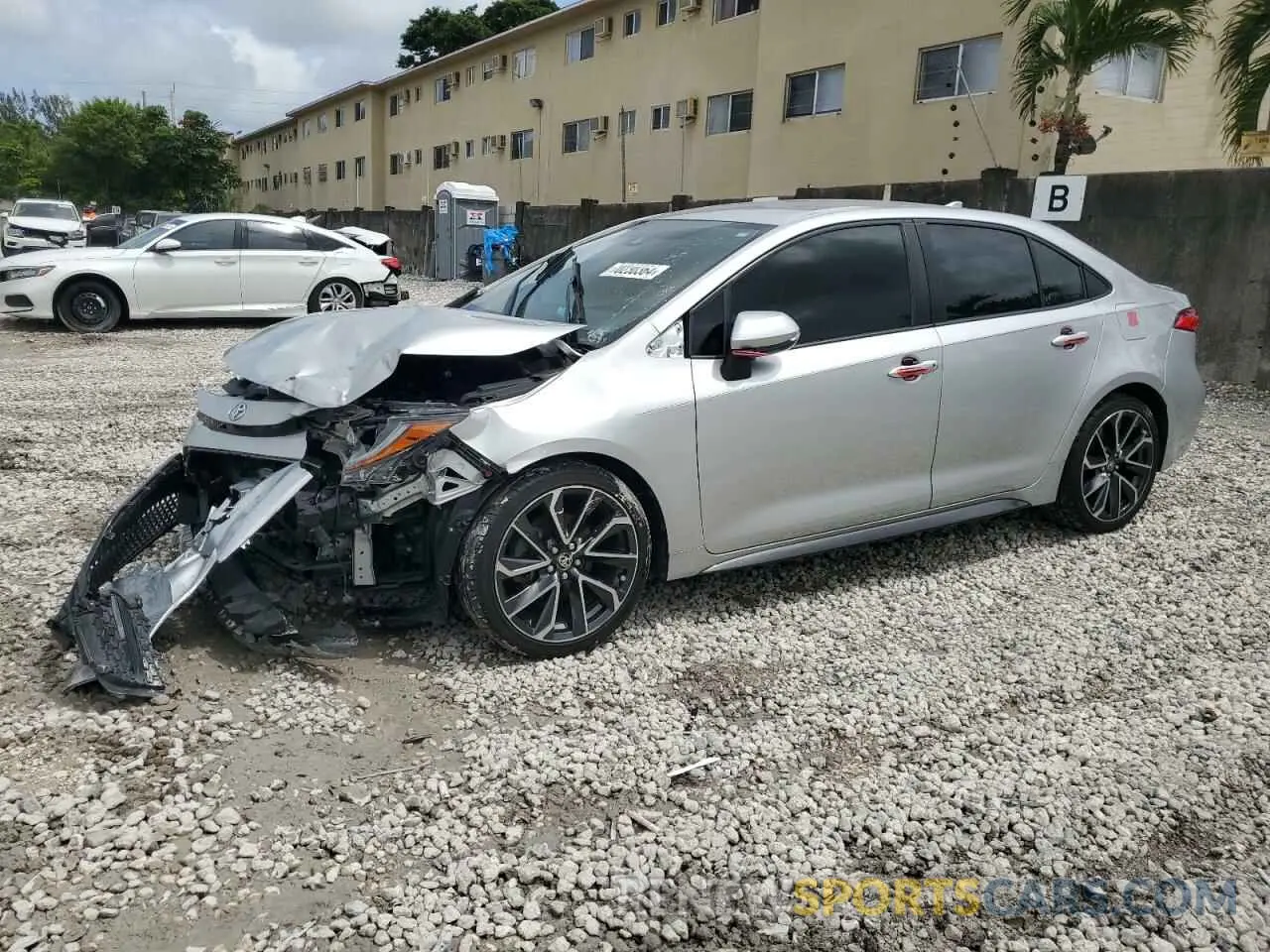 1 fotografías del automóvil dañado JTDS4RCE2LJ021665 TOYOTA COROLLA 2020