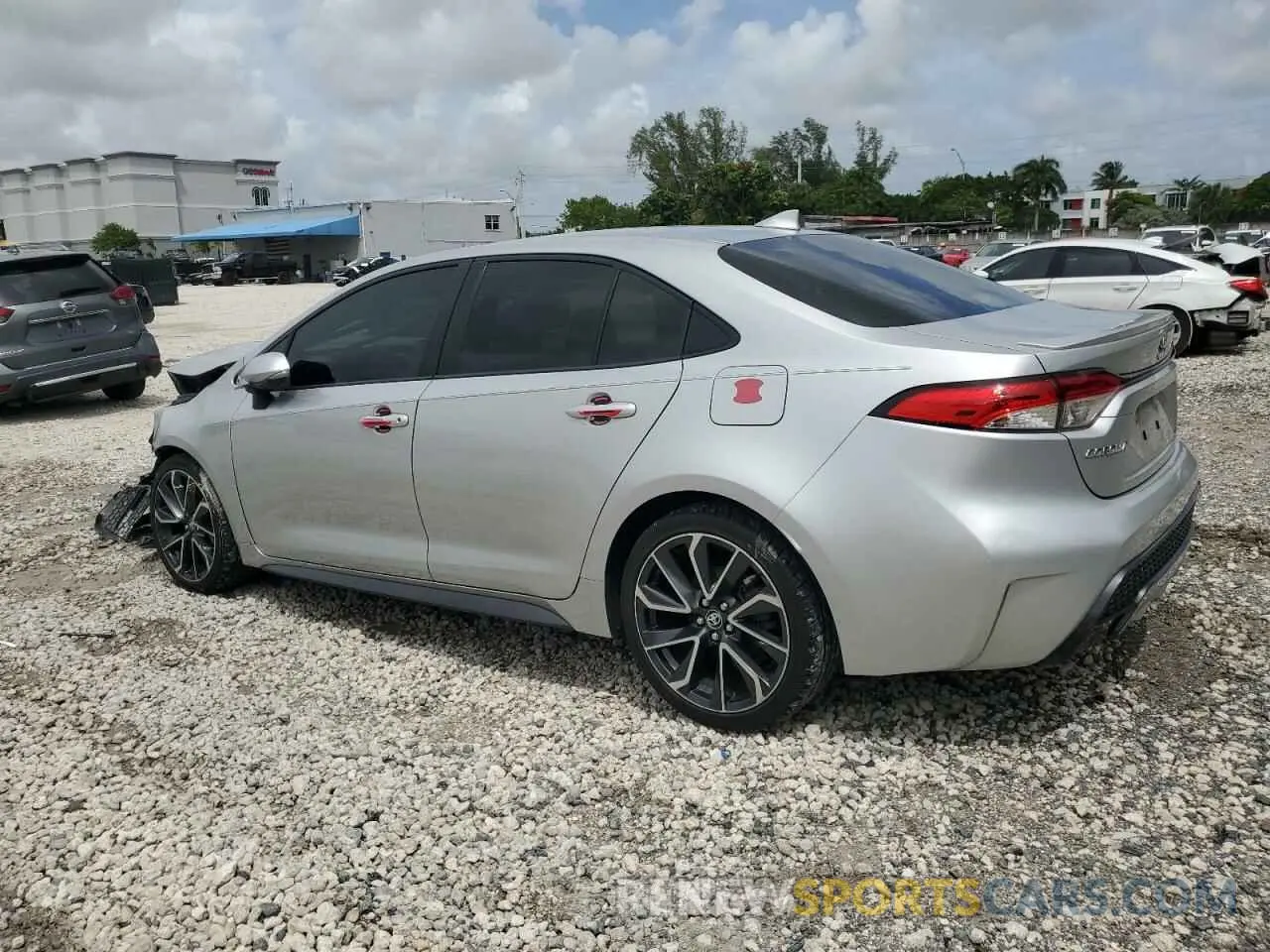 2 fotografías del automóvil dañado JTDS4RCE2LJ021665 TOYOTA COROLLA 2020
