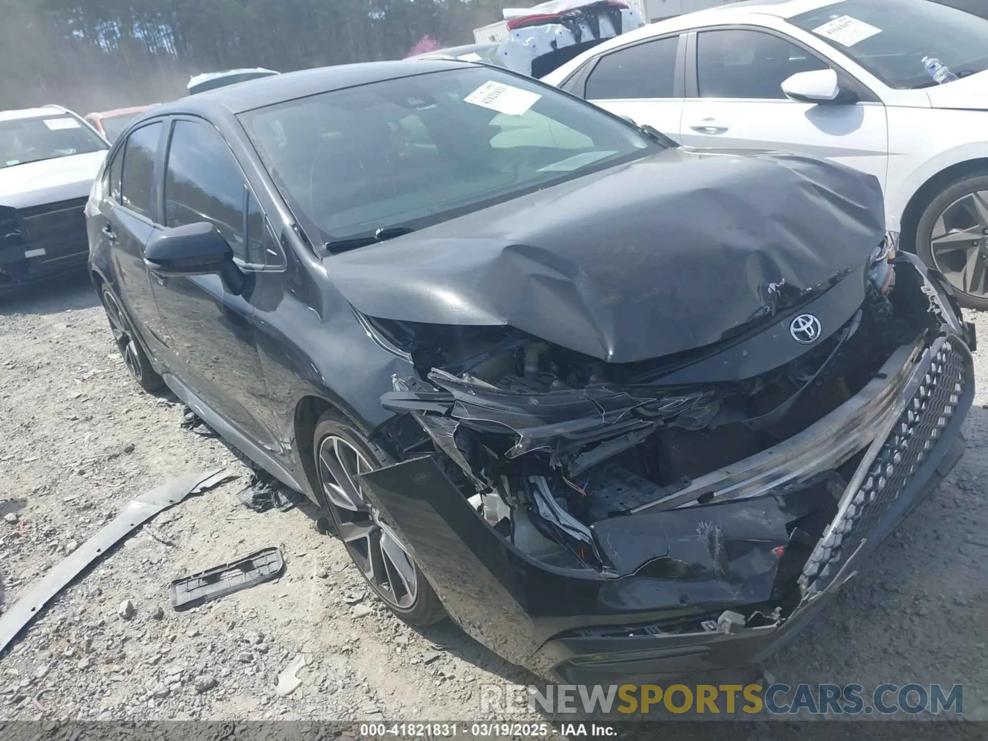 1 fotografías del automóvil dañado JTDS4RCE2LJ024338 TOYOTA COROLLA 2020