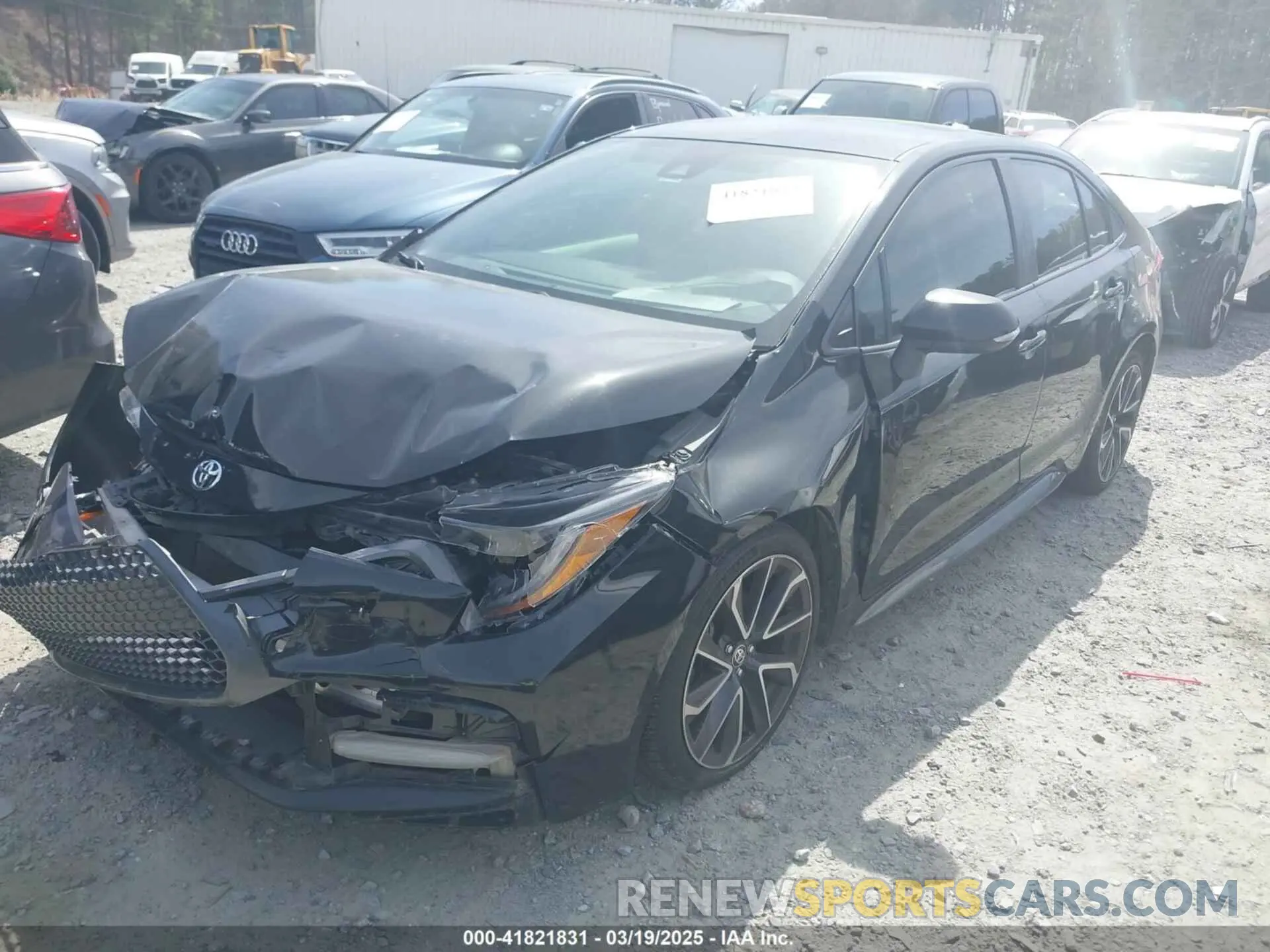 2 fotografías del automóvil dañado JTDS4RCE2LJ024338 TOYOTA COROLLA 2020