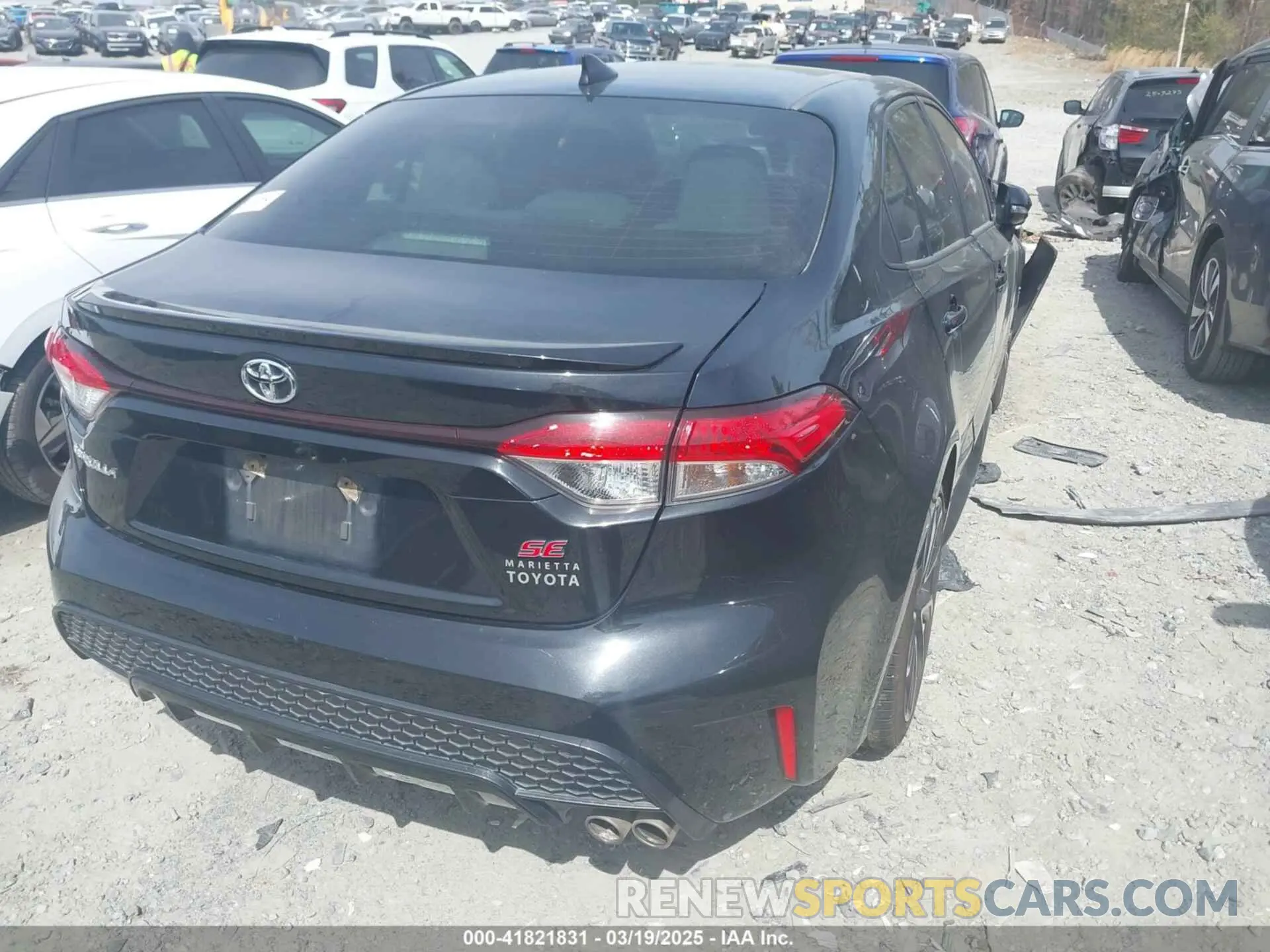 4 fotografías del automóvil dañado JTDS4RCE2LJ024338 TOYOTA COROLLA 2020