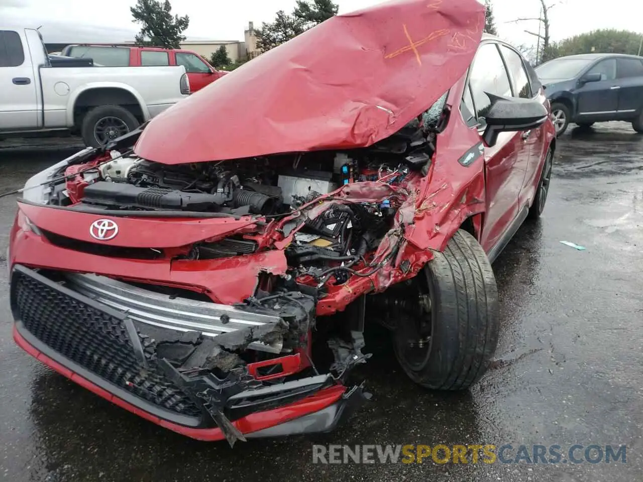 9 fotografías del automóvil dañado JTDS4RCE2LJ031936 TOYOTA COROLLA 2020