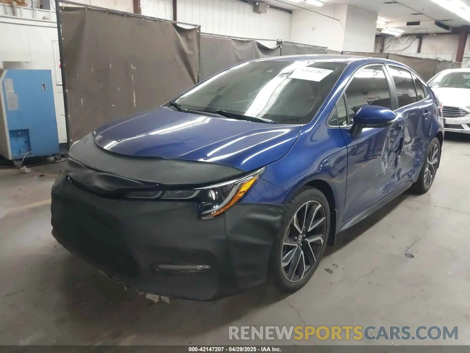 2 fotografías del automóvil dañado JTDS4RCE2LJ035498 TOYOTA COROLLA 2020