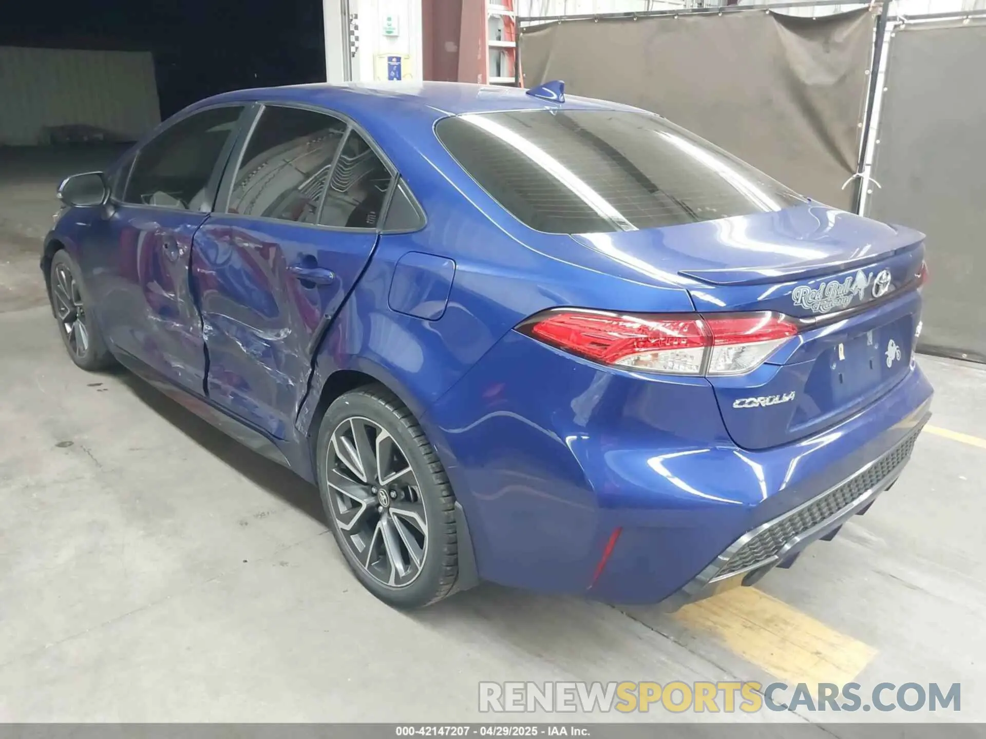 3 fotografías del automóvil dañado JTDS4RCE2LJ035498 TOYOTA COROLLA 2020