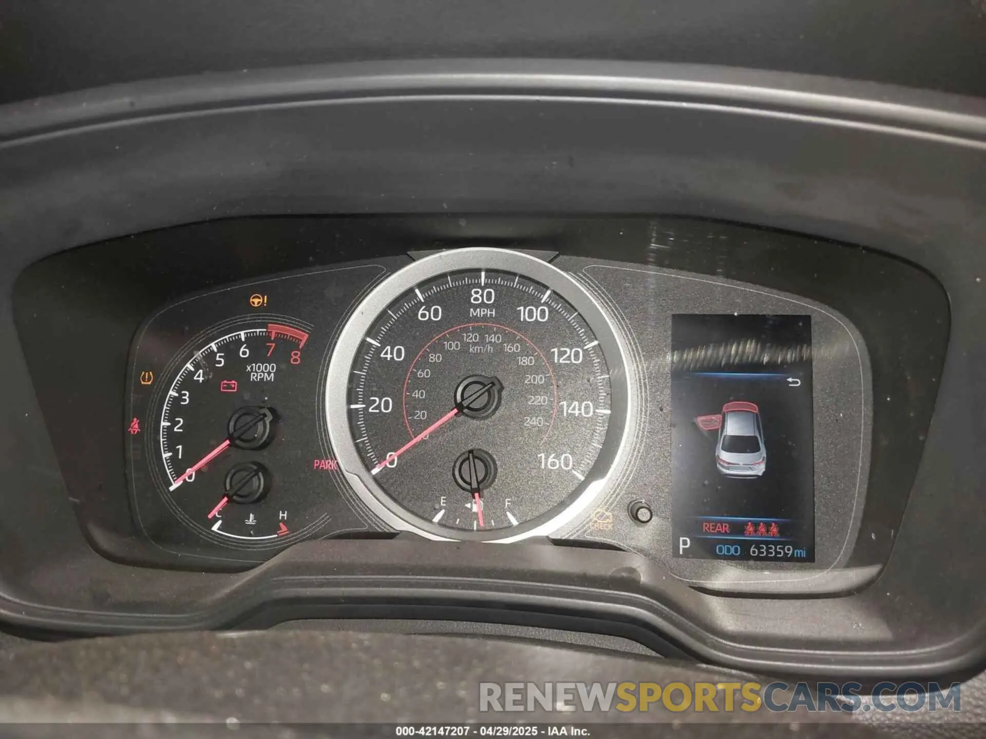 7 fotografías del automóvil dañado JTDS4RCE2LJ035498 TOYOTA COROLLA 2020