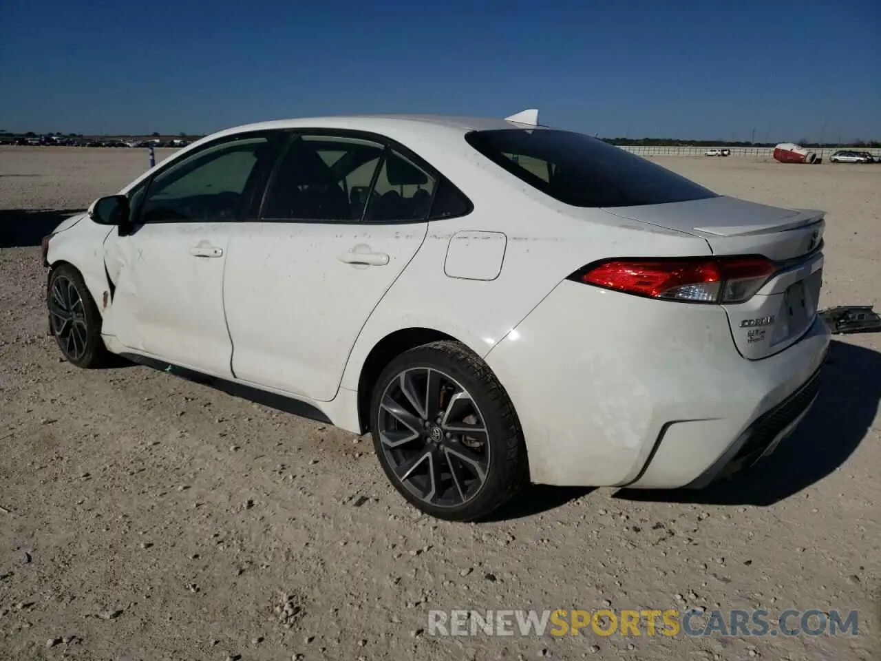 2 fotografías del automóvil dañado JTDS4RCE2LJ037056 TOYOTA COROLLA 2020