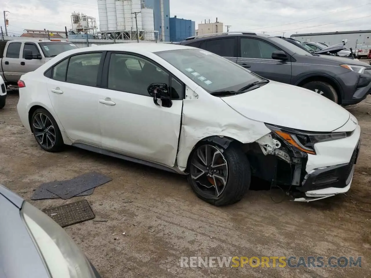4 fotografías del automóvil dañado JTDS4RCE2LJ039681 TOYOTA COROLLA 2020