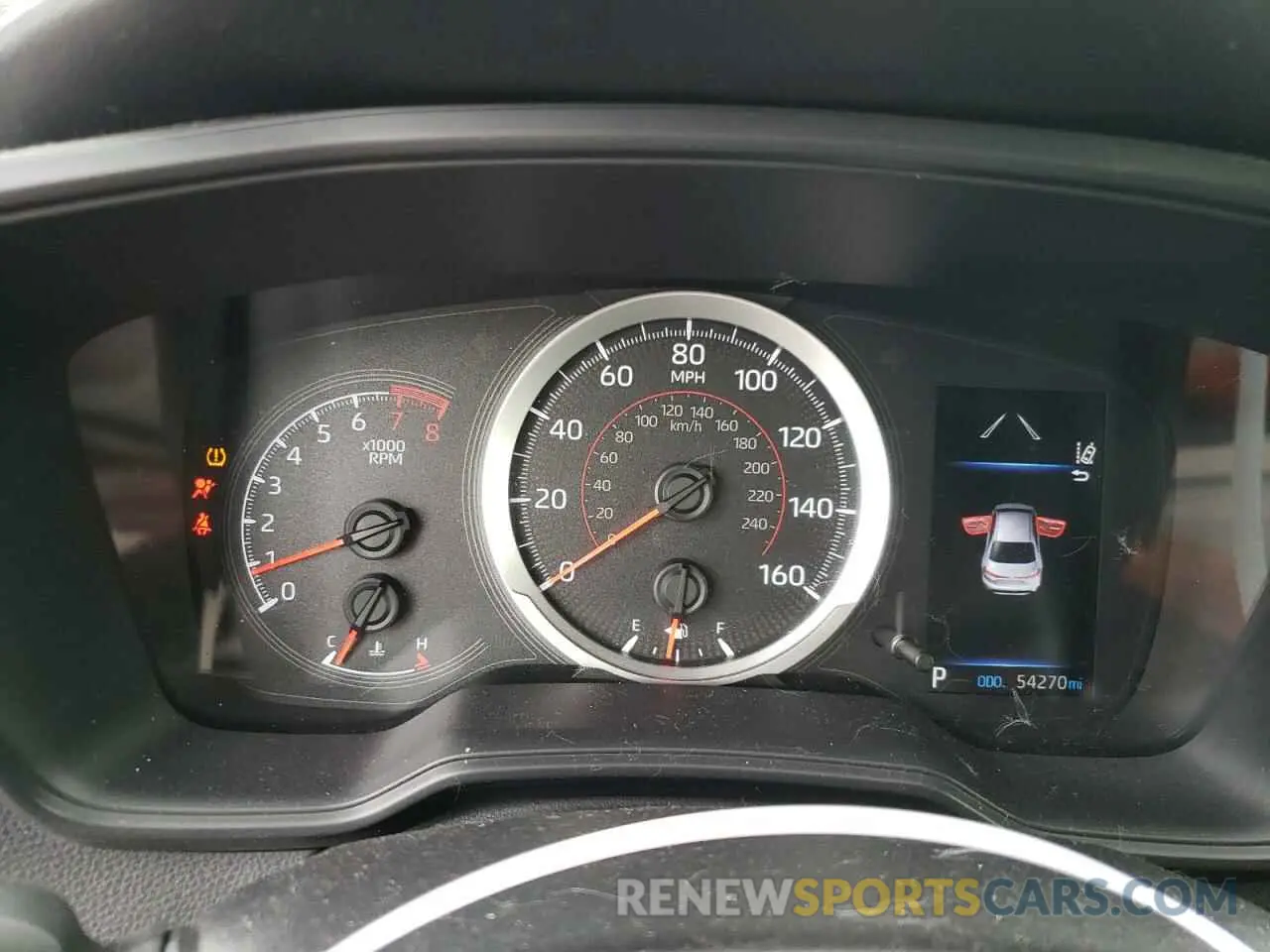 9 fotografías del automóvil dañado JTDS4RCE2LJ039681 TOYOTA COROLLA 2020
