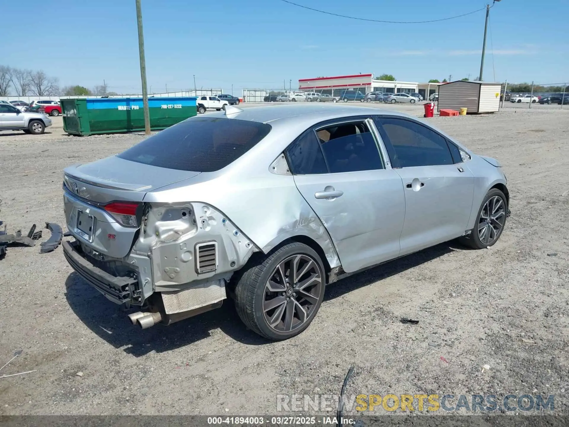 4 fotografías del automóvil dañado JTDS4RCE2LJ041043 TOYOTA COROLLA 2020