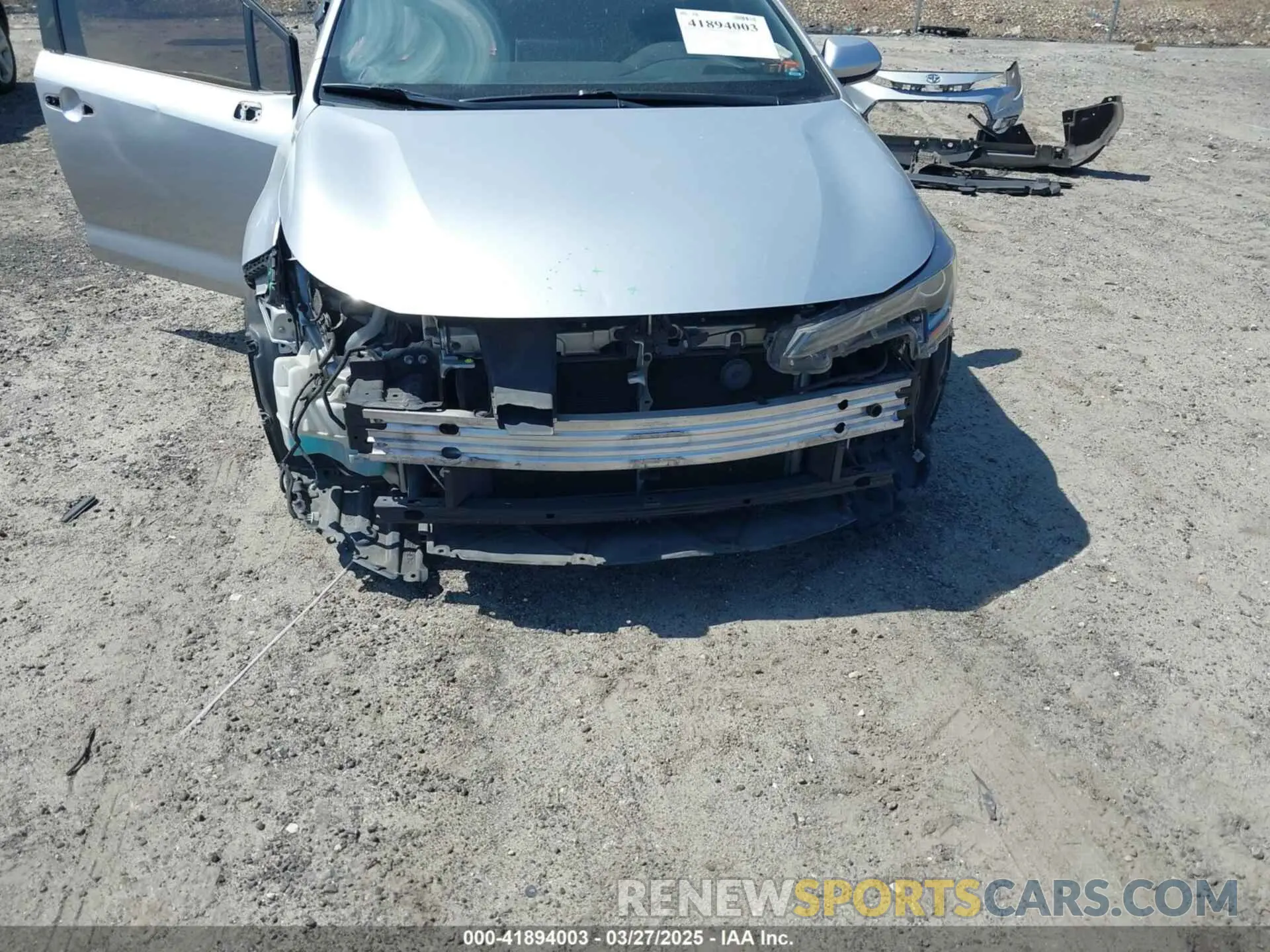 6 fotografías del automóvil dañado JTDS4RCE2LJ041043 TOYOTA COROLLA 2020