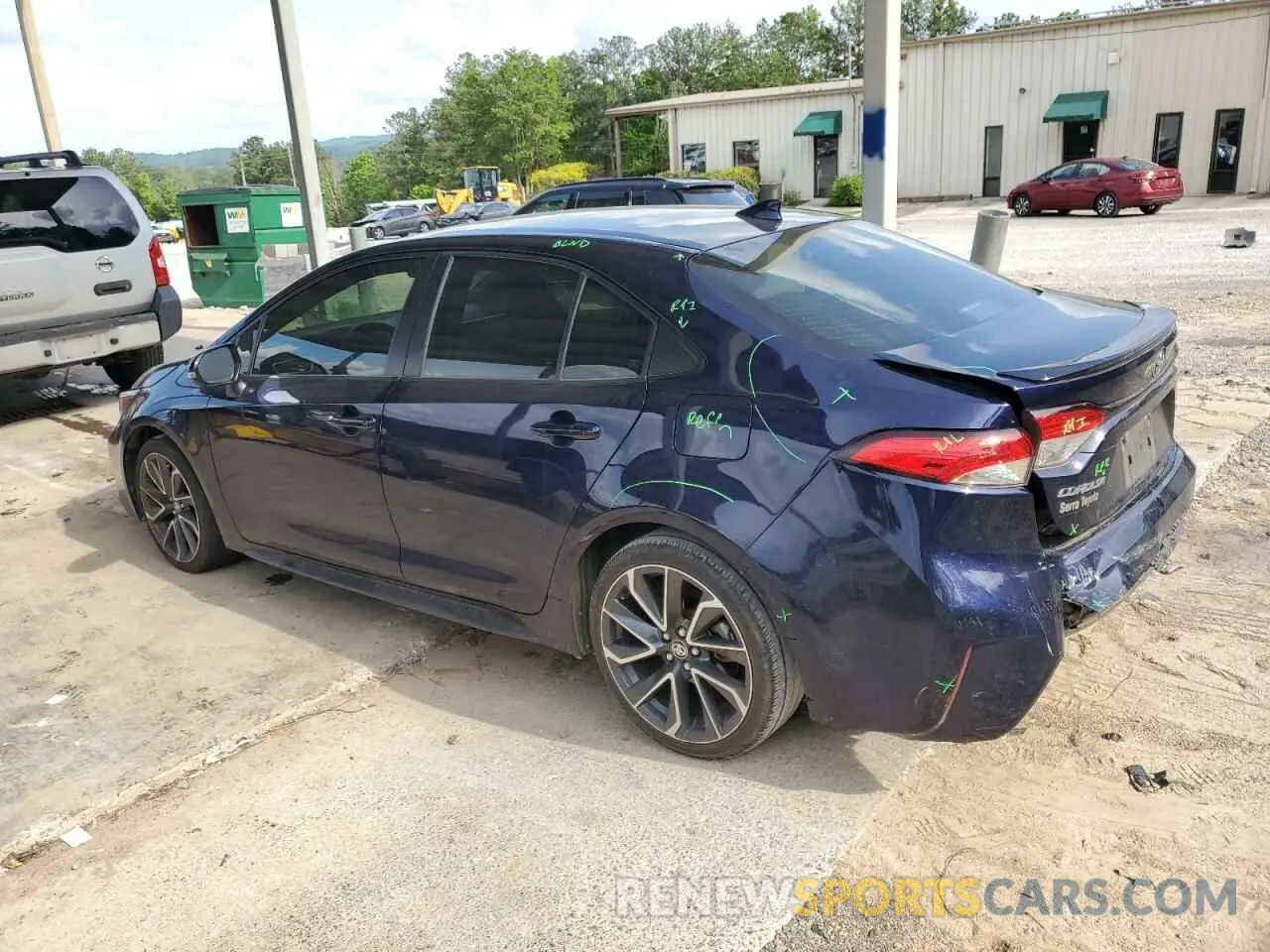 2 fotografías del automóvil dañado JTDS4RCE2LJ051670 TOYOTA COROLLA 2020