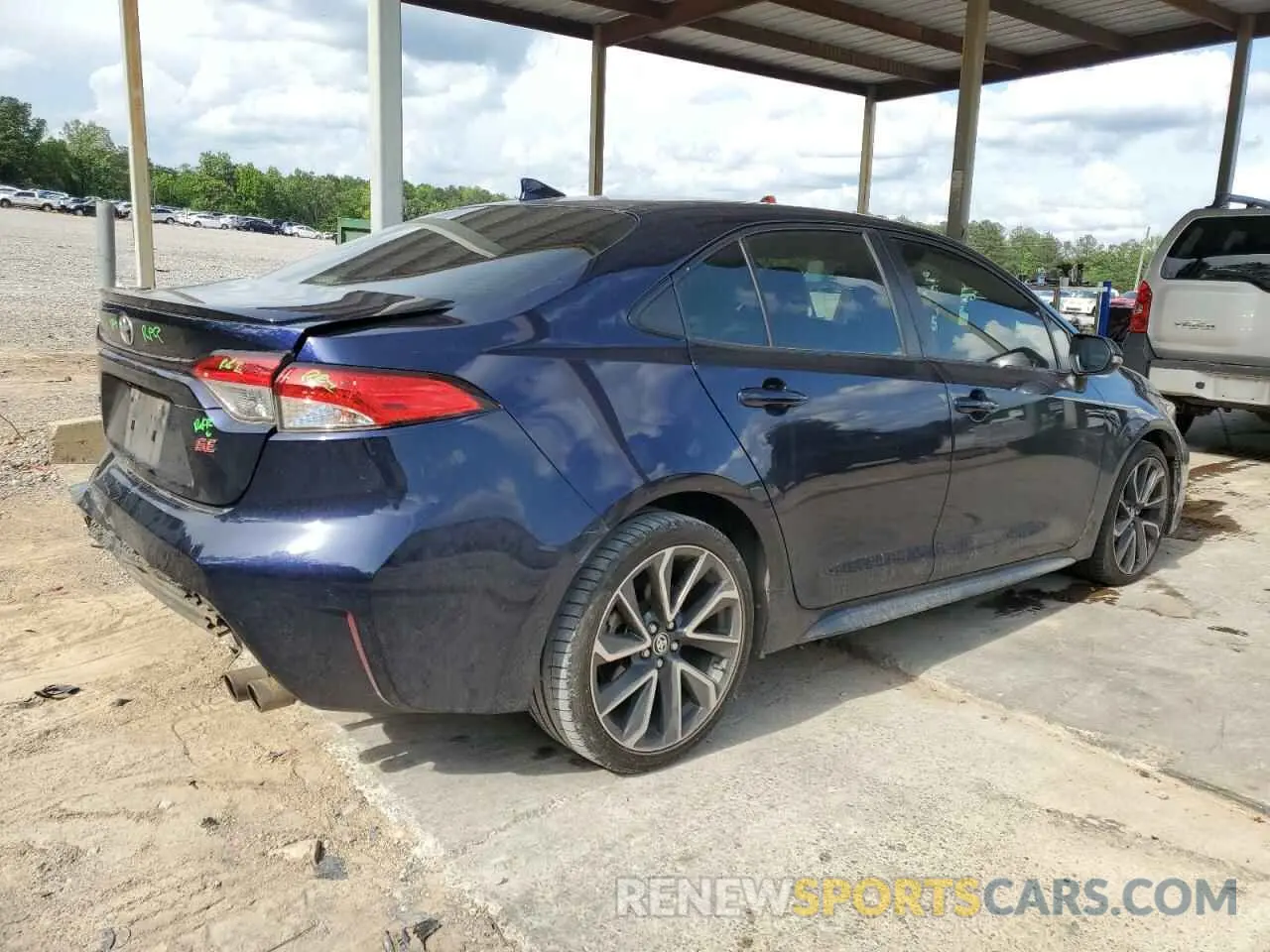 3 fotografías del automóvil dañado JTDS4RCE2LJ051670 TOYOTA COROLLA 2020