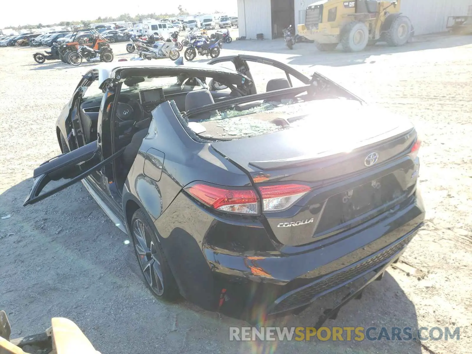 3 fotografías del automóvil dañado JTDS4RCE2LJ053015 TOYOTA COROLLA 2020