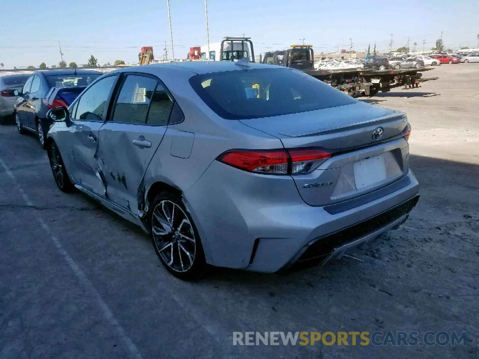 3 fotografías del automóvil dañado JTDS4RCE3LJ020041 TOYOTA COROLLA 2020