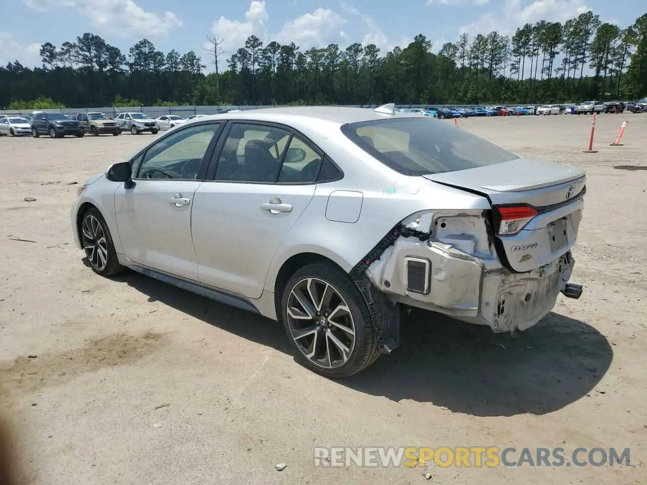 2 fotografías del automóvil dañado JTDS4RCE3LJ029015 TOYOTA COROLLA 2020
