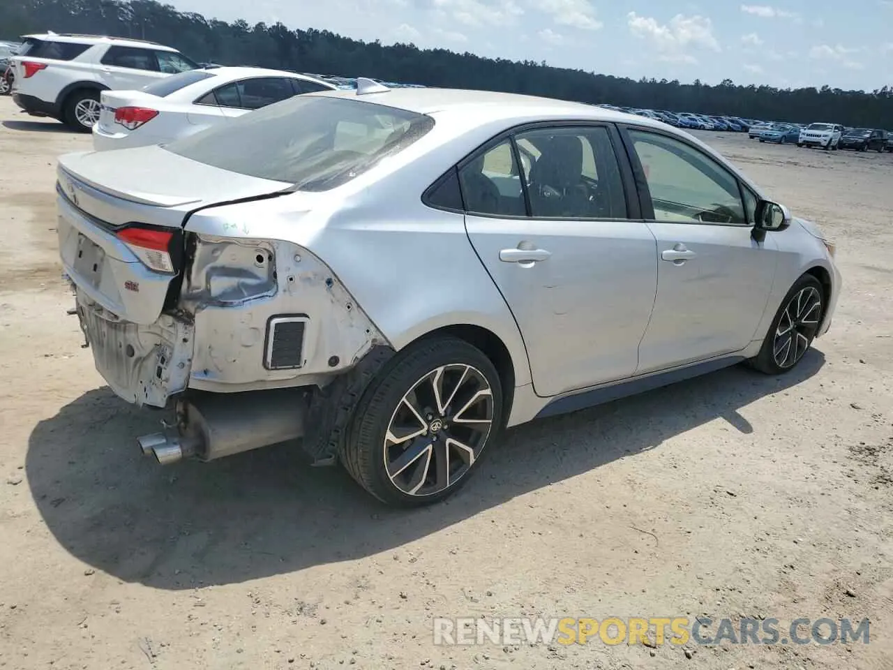 3 fotografías del automóvil dañado JTDS4RCE3LJ029015 TOYOTA COROLLA 2020