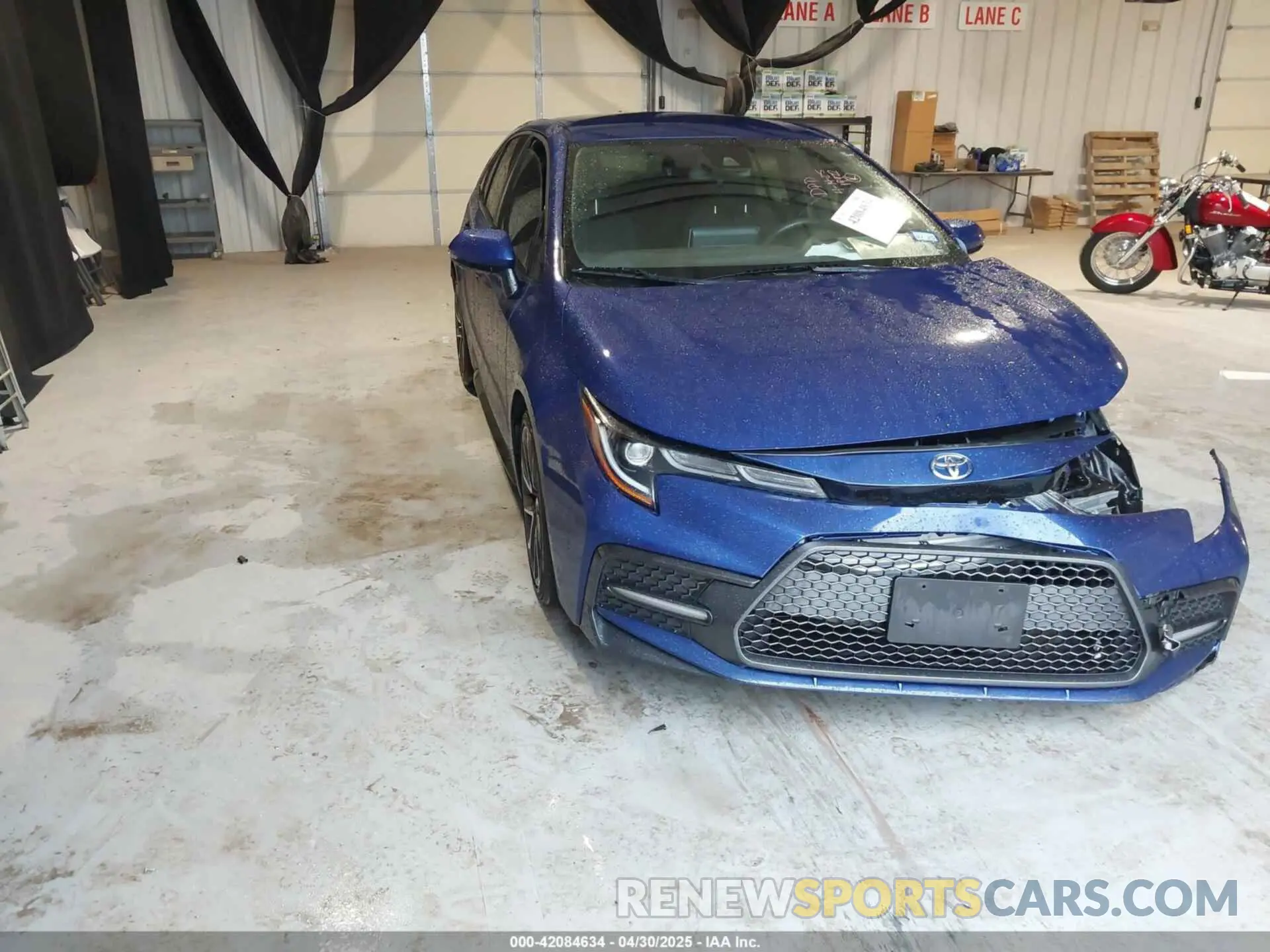 1 fotografías del automóvil dañado JTDS4RCE3LJ031332 TOYOTA COROLLA 2020