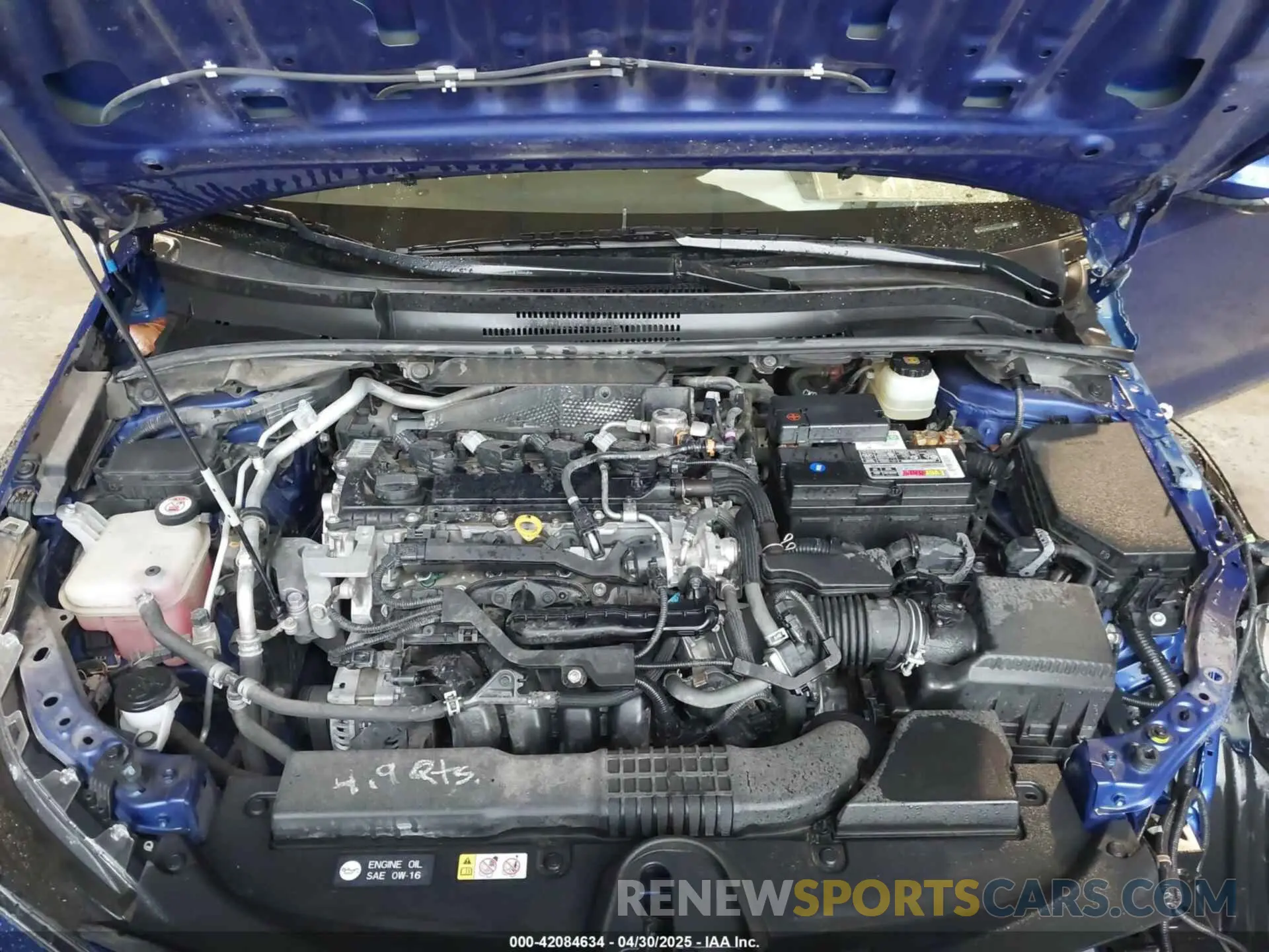 10 fotografías del automóvil dañado JTDS4RCE3LJ031332 TOYOTA COROLLA 2020