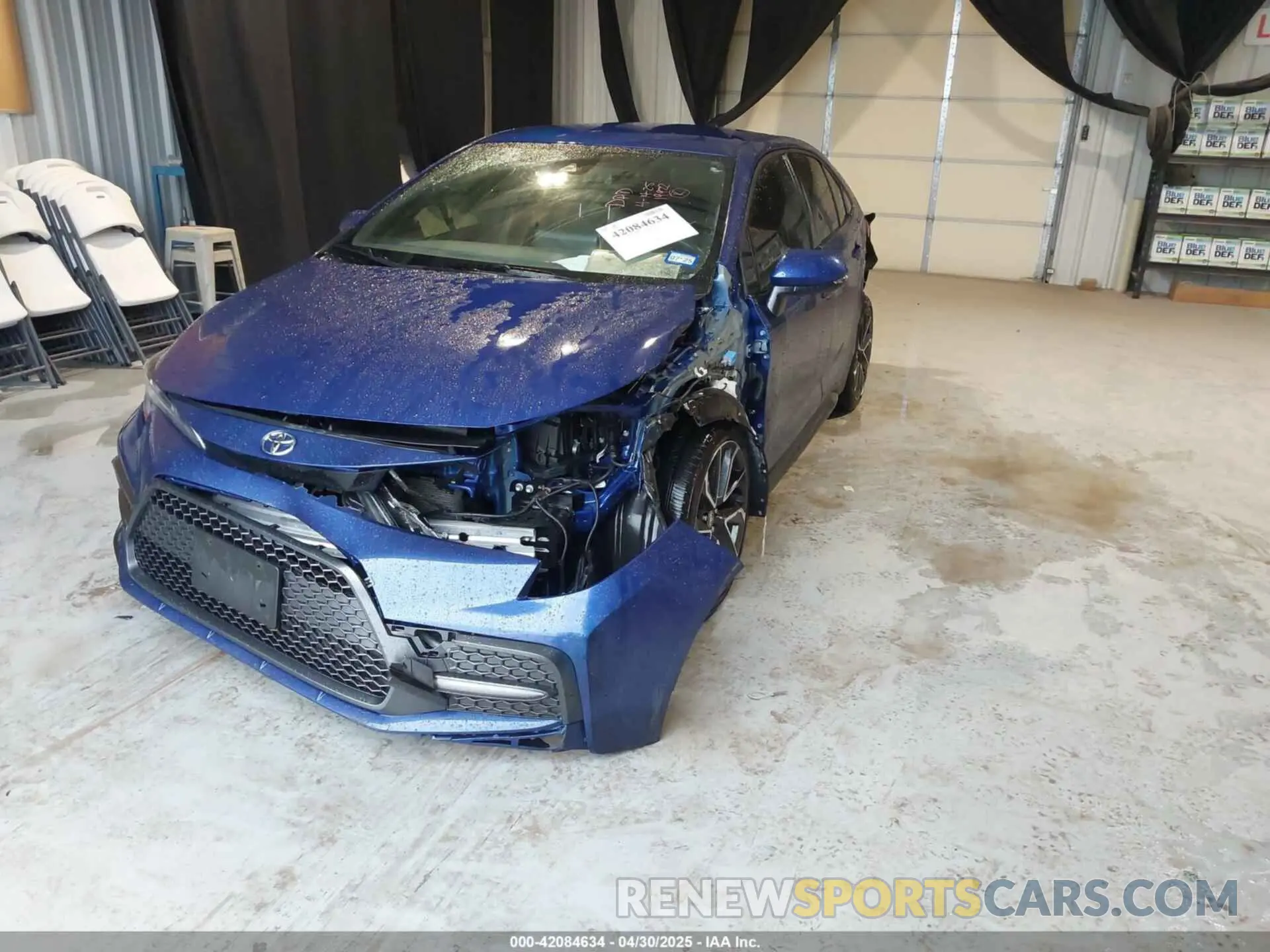 2 fotografías del automóvil dañado JTDS4RCE3LJ031332 TOYOTA COROLLA 2020