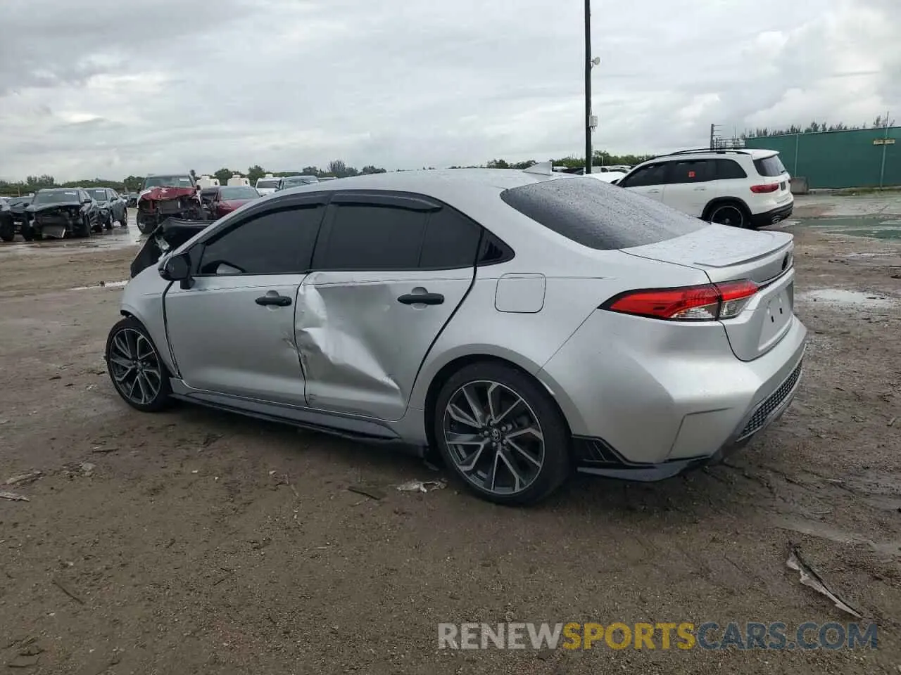 2 fotografías del automóvil dañado JTDS4RCE3LJ039351 TOYOTA COROLLA 2020