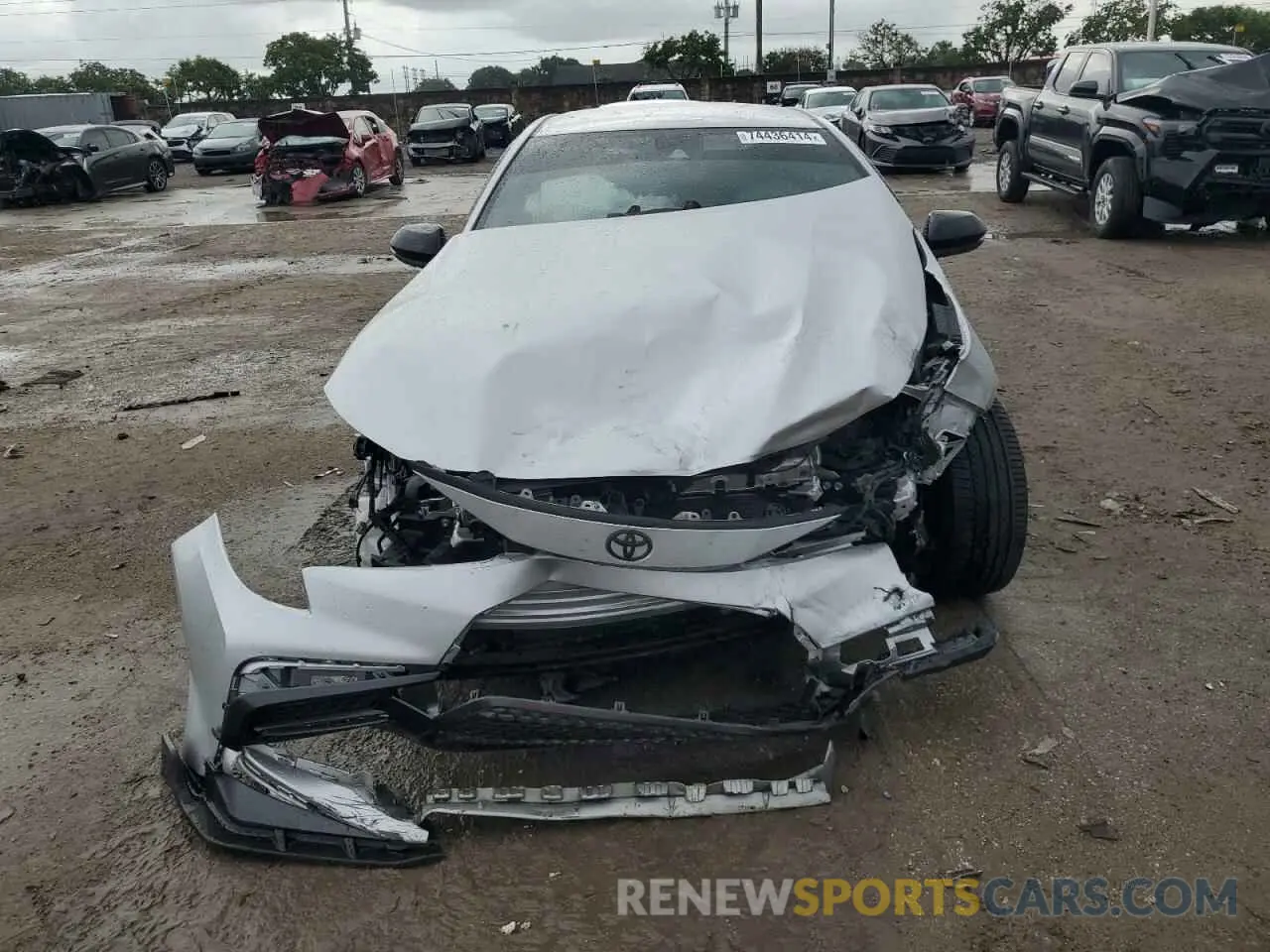 5 fotografías del automóvil dañado JTDS4RCE3LJ039351 TOYOTA COROLLA 2020