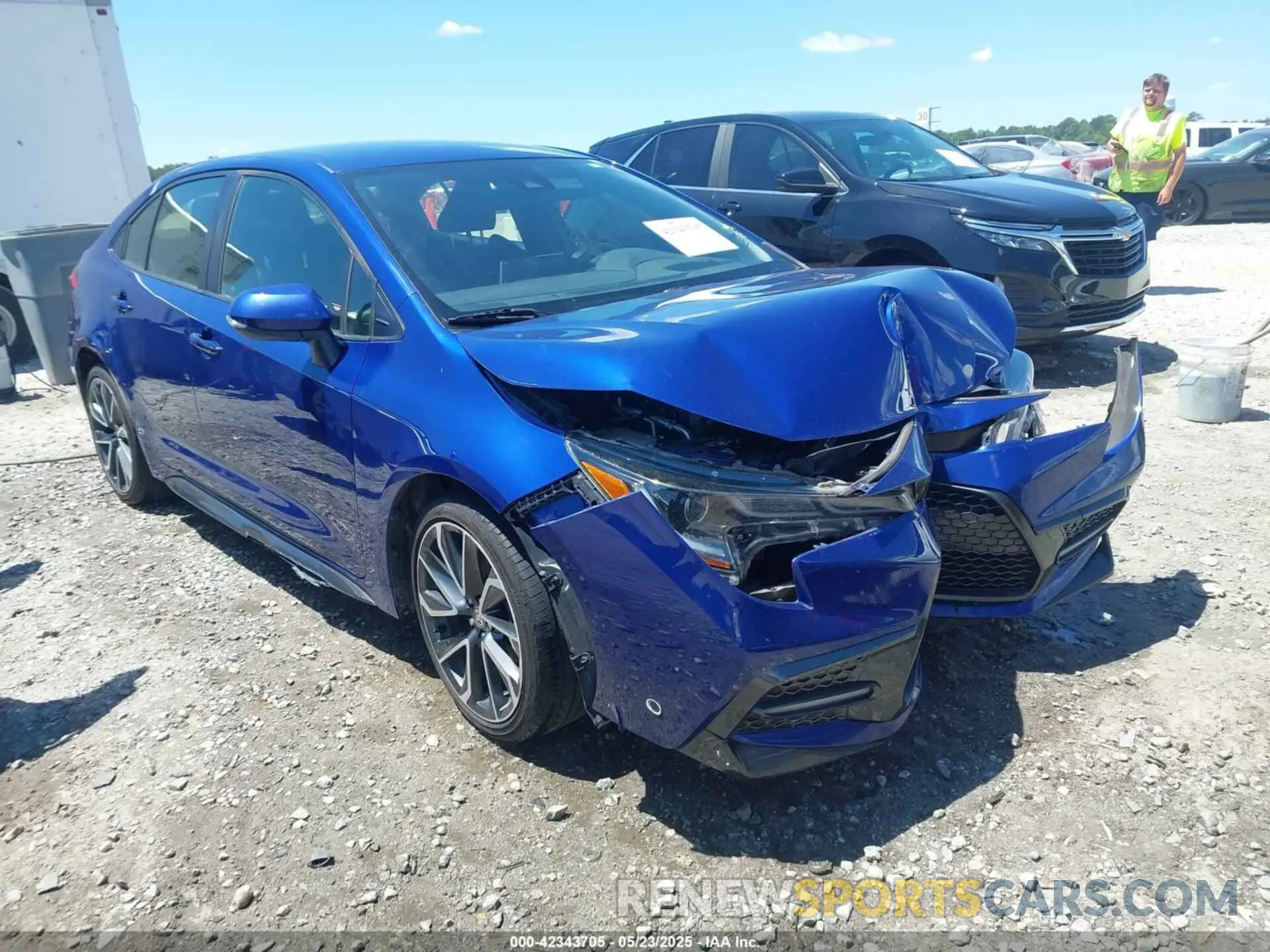 1 fotografías del automóvil dañado JTDS4RCE3LJ040726 TOYOTA COROLLA 2020