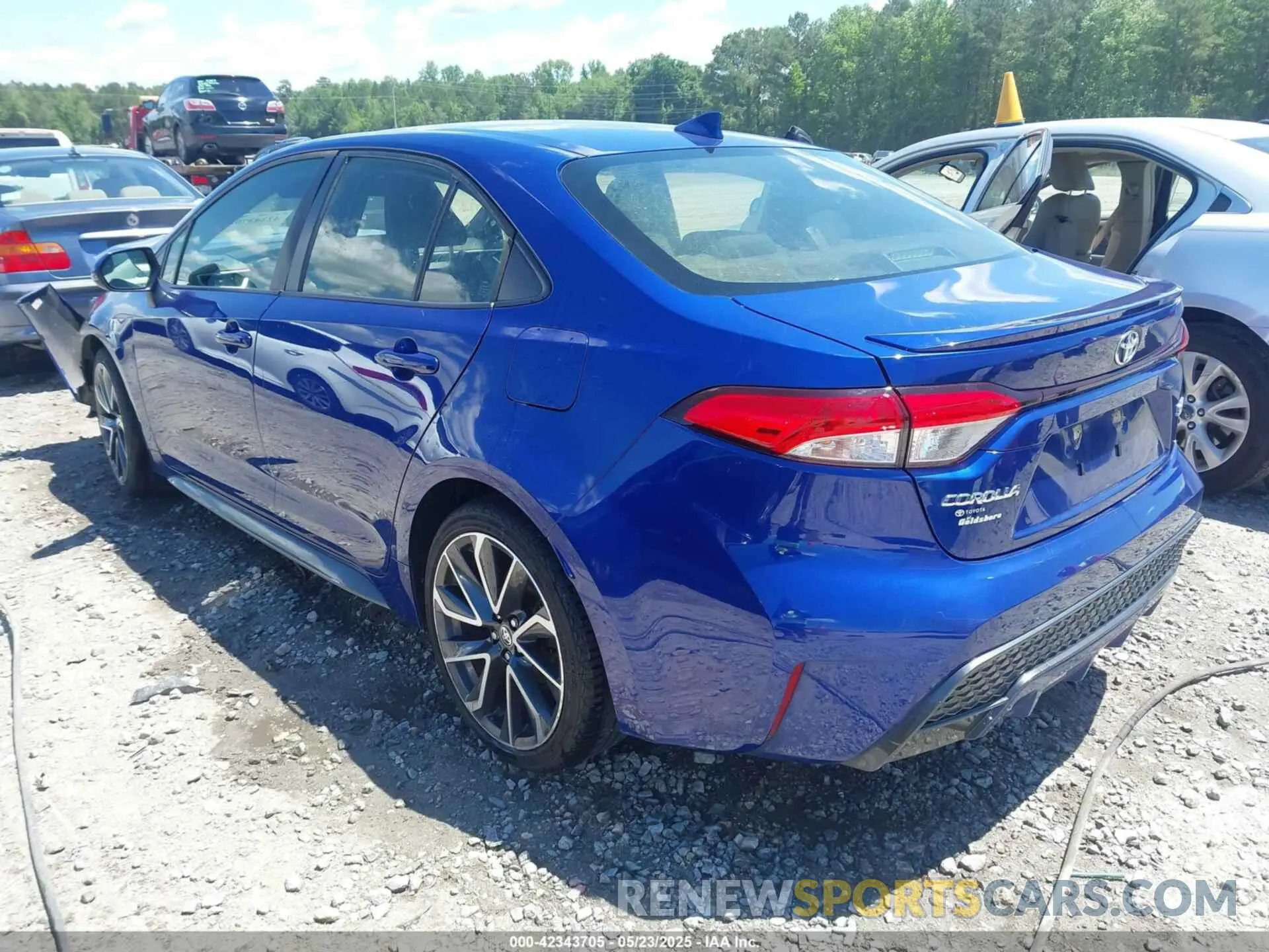 3 fotografías del automóvil dañado JTDS4RCE3LJ040726 TOYOTA COROLLA 2020