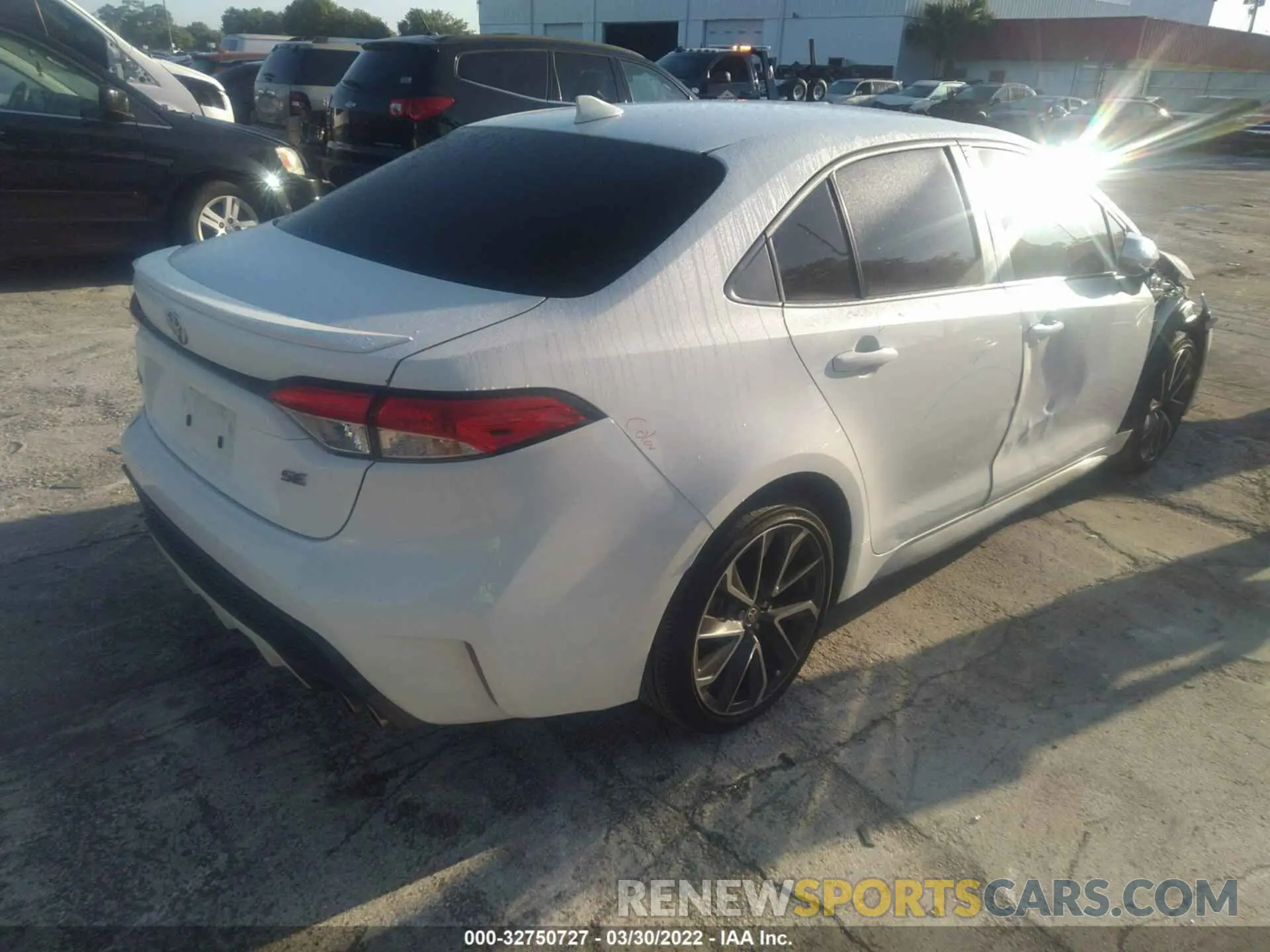 4 fotografías del automóvil dañado JTDS4RCE3LJ050639 TOYOTA COROLLA 2020