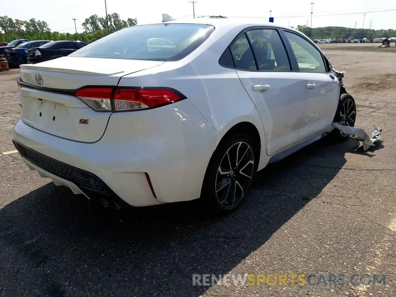 4 fotografías del automóvil dañado JTDS4RCE4LJ001014 TOYOTA COROLLA 2020