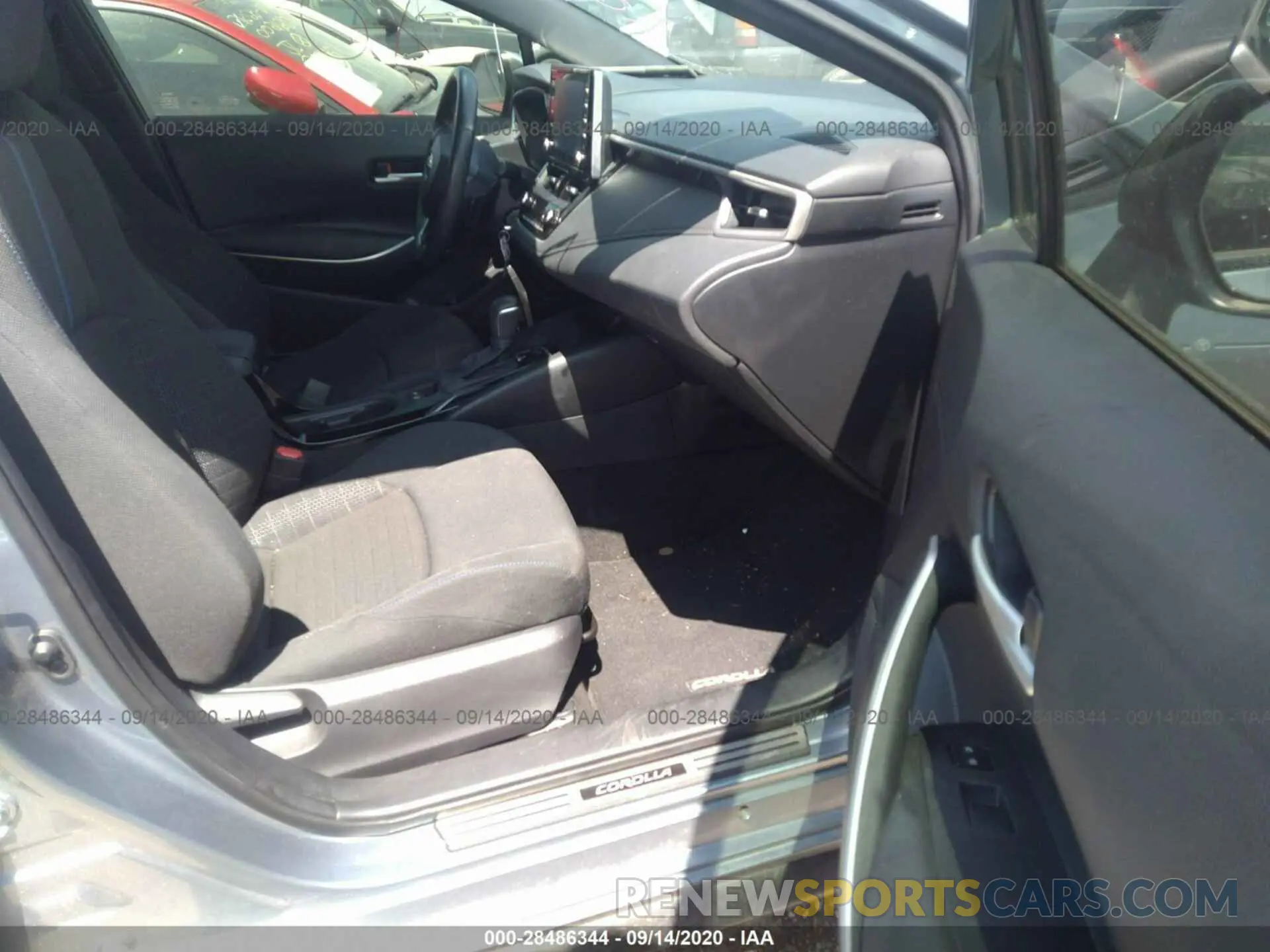 5 fotografías del automóvil dañado JTDS4RCE4LJ001353 TOYOTA COROLLA 2020