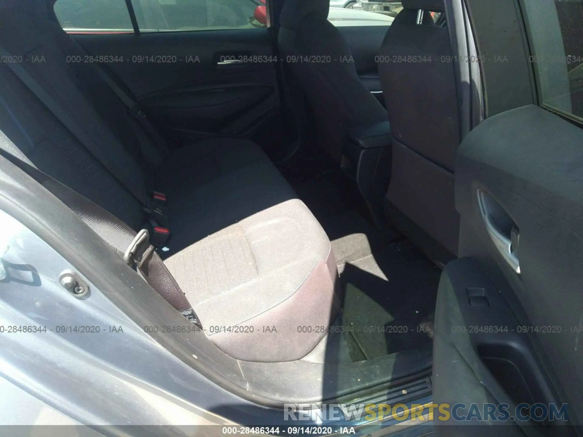 8 fotografías del automóvil dañado JTDS4RCE4LJ001353 TOYOTA COROLLA 2020