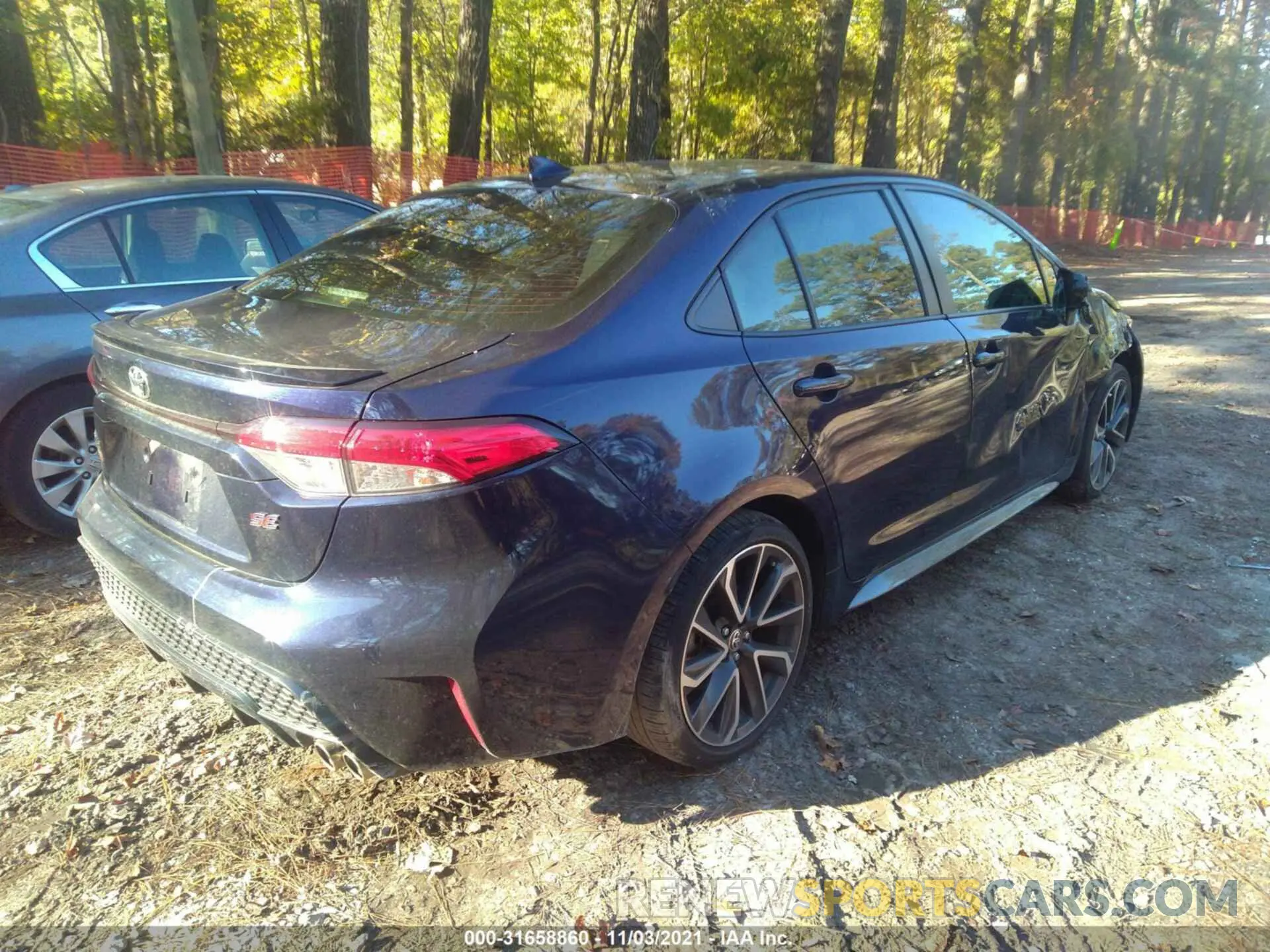 4 fotografías del automóvil dañado JTDS4RCE4LJ002826 TOYOTA COROLLA 2020