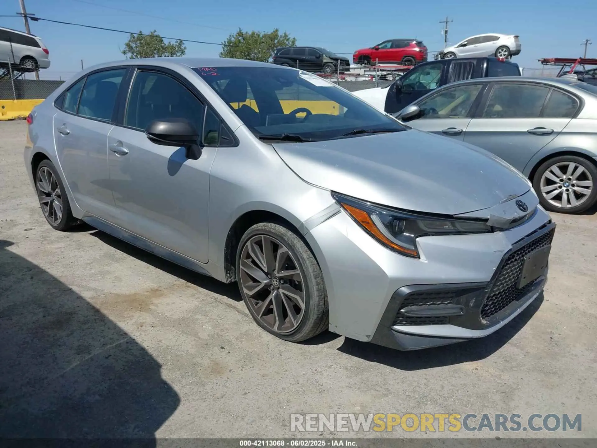 1 fotografías del automóvil dañado JTDS4RCE4LJ004155 TOYOTA COROLLA 2020