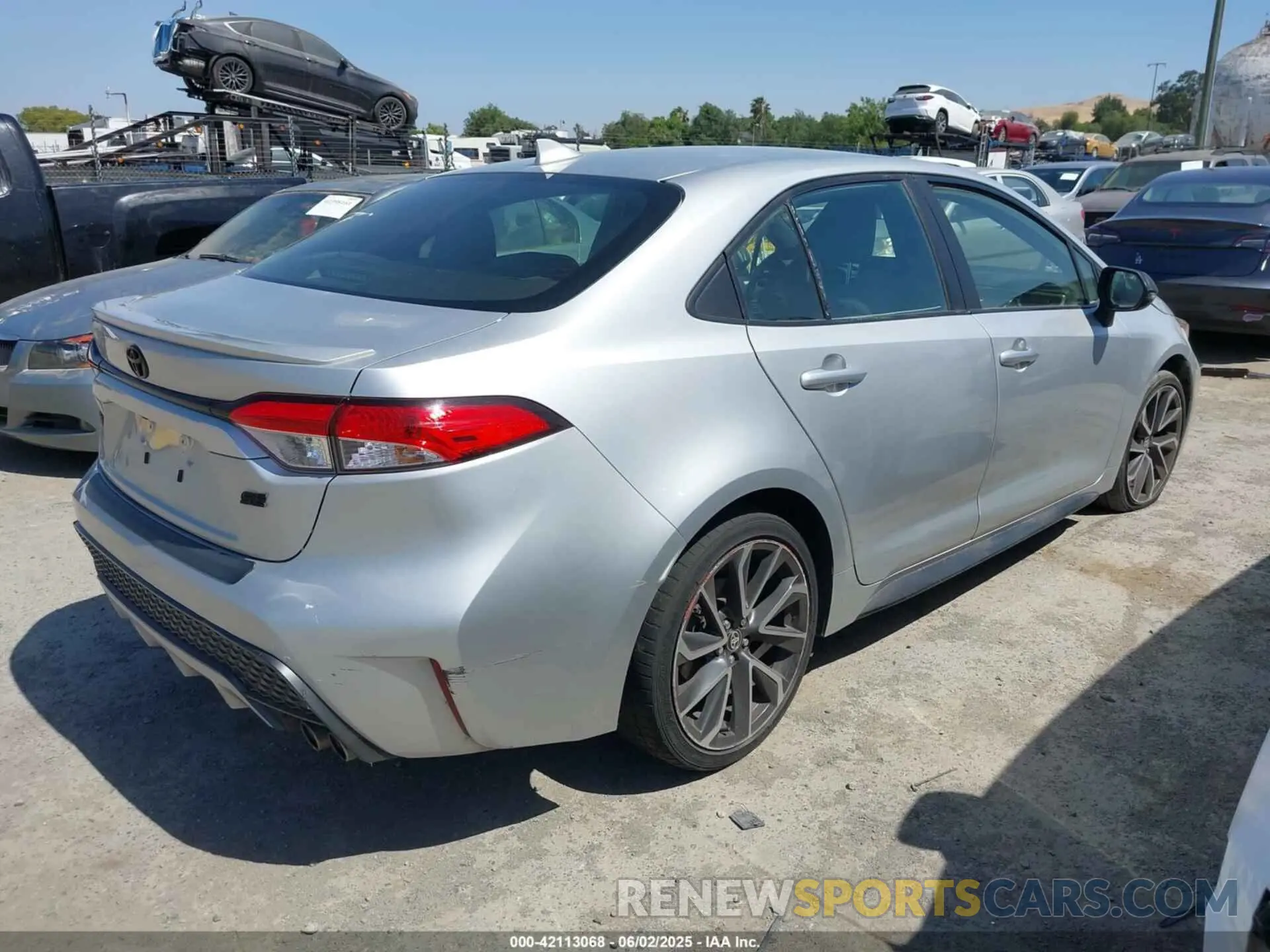 4 fotografías del automóvil dañado JTDS4RCE4LJ004155 TOYOTA COROLLA 2020