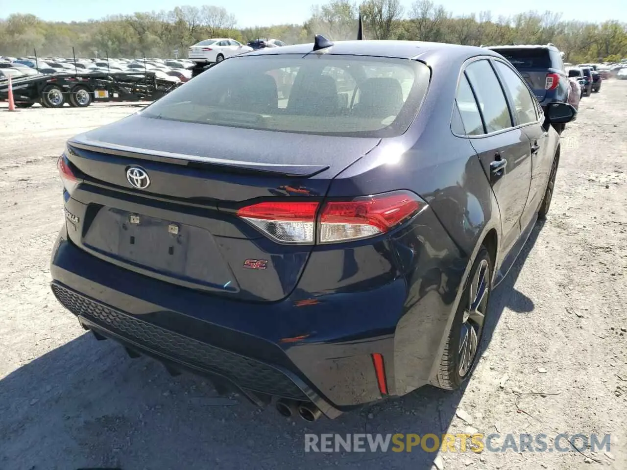 4 fotografías del automóvil dañado JTDS4RCE4LJ004589 TOYOTA COROLLA 2020