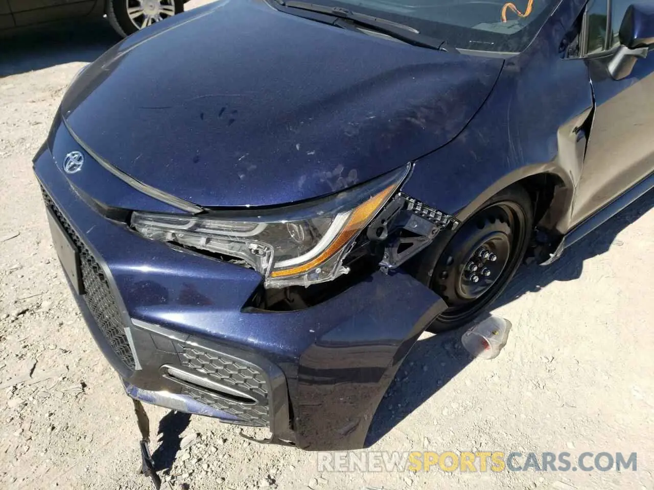 9 fotografías del automóvil dañado JTDS4RCE4LJ004589 TOYOTA COROLLA 2020