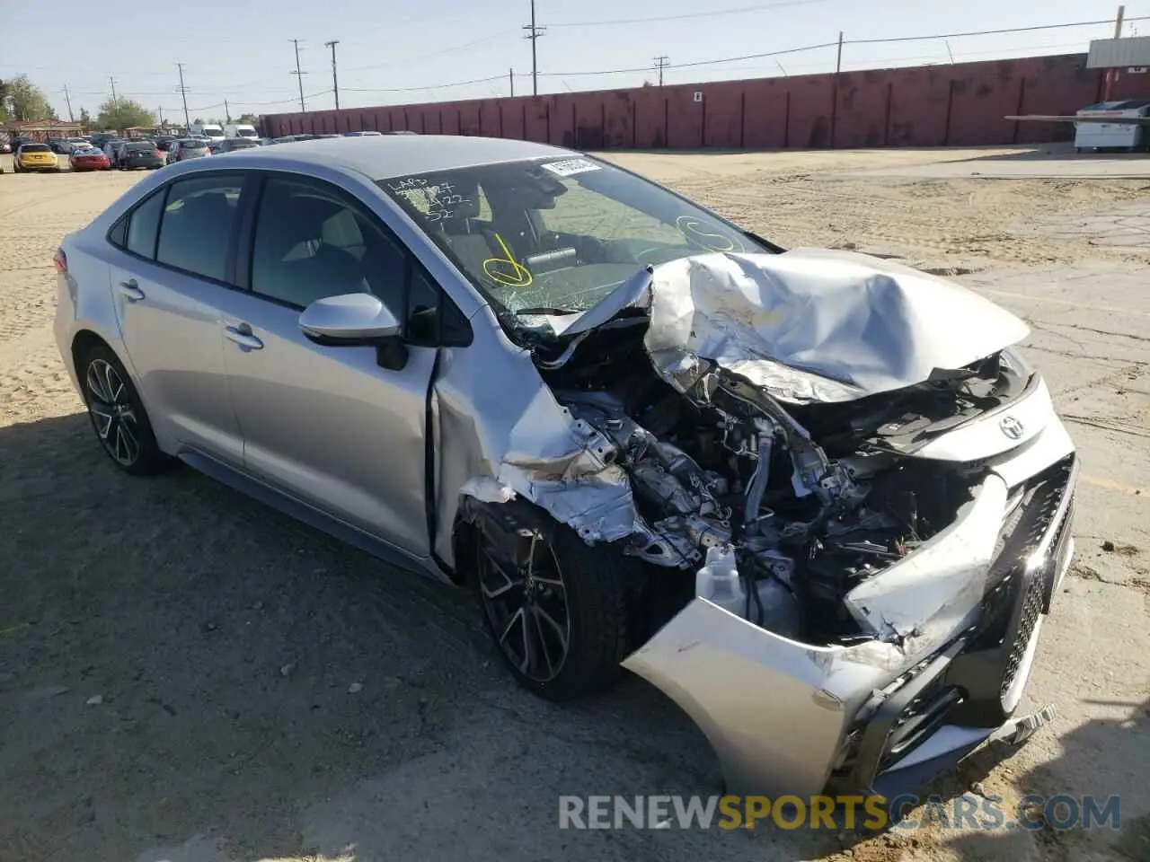 1 fotografías del automóvil dañado JTDS4RCE4LJ005838 TOYOTA COROLLA 2020