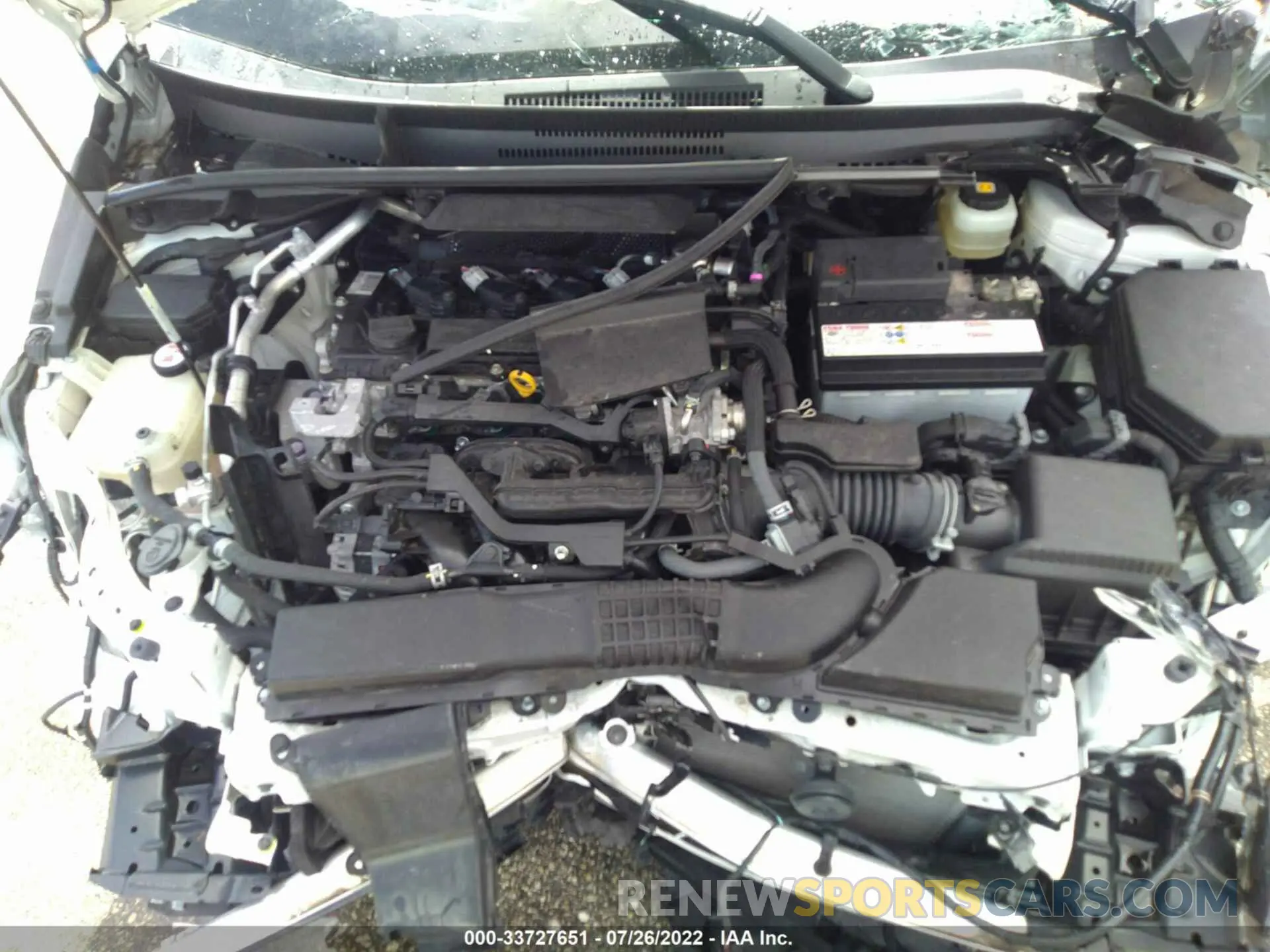 10 fotografías del automóvil dañado JTDS4RCE4LJ008609 TOYOTA COROLLA 2020