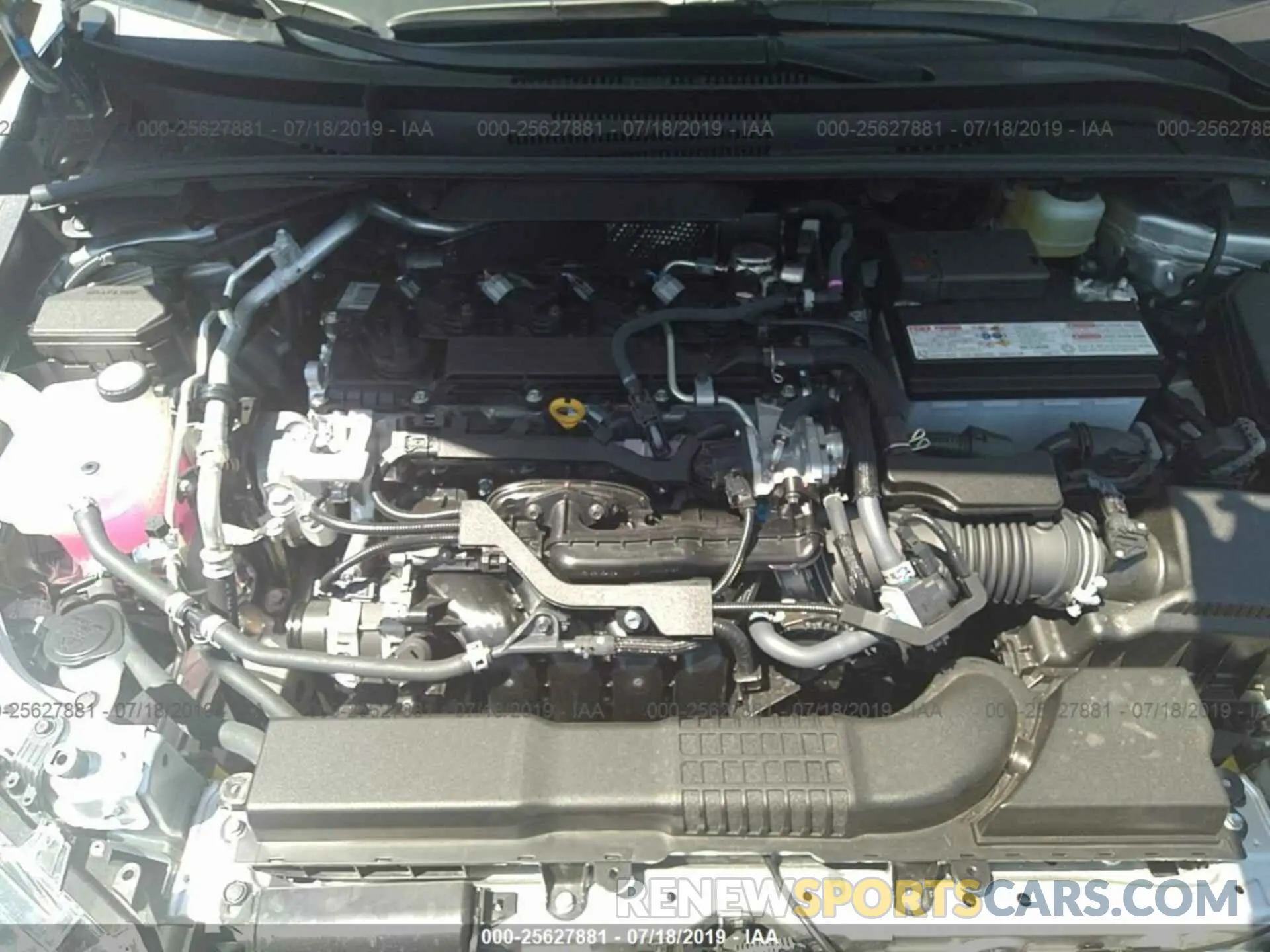 10 fotografías del automóvil dañado JTDS4RCE4LJ010280 TOYOTA COROLLA 2020
