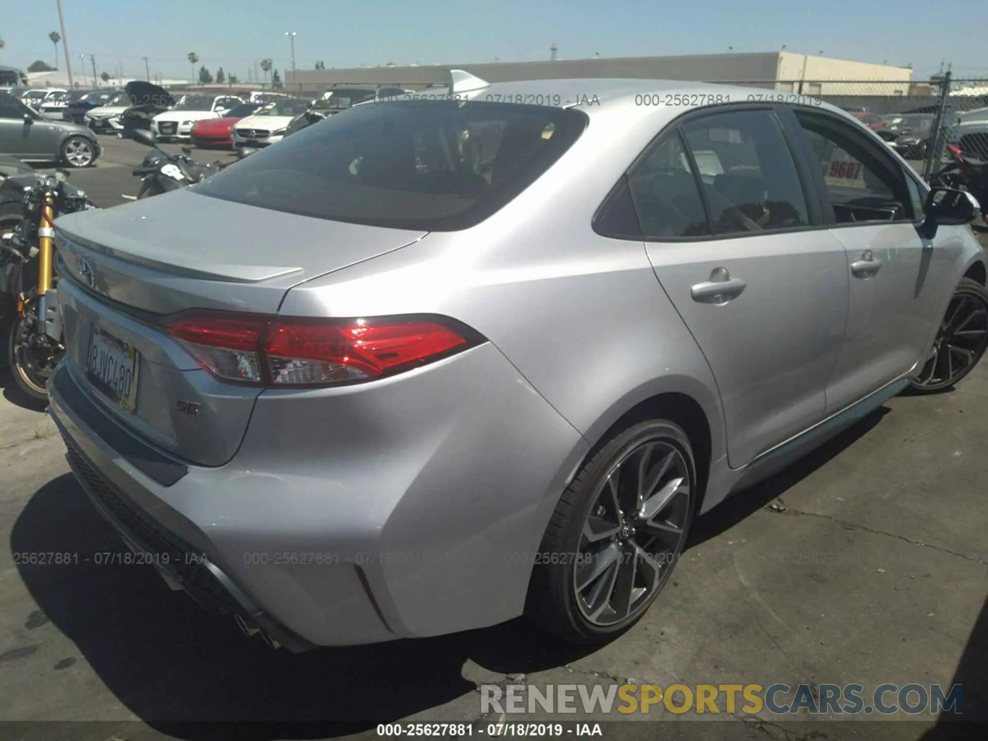 4 fotografías del automóvil dañado JTDS4RCE4LJ010280 TOYOTA COROLLA 2020